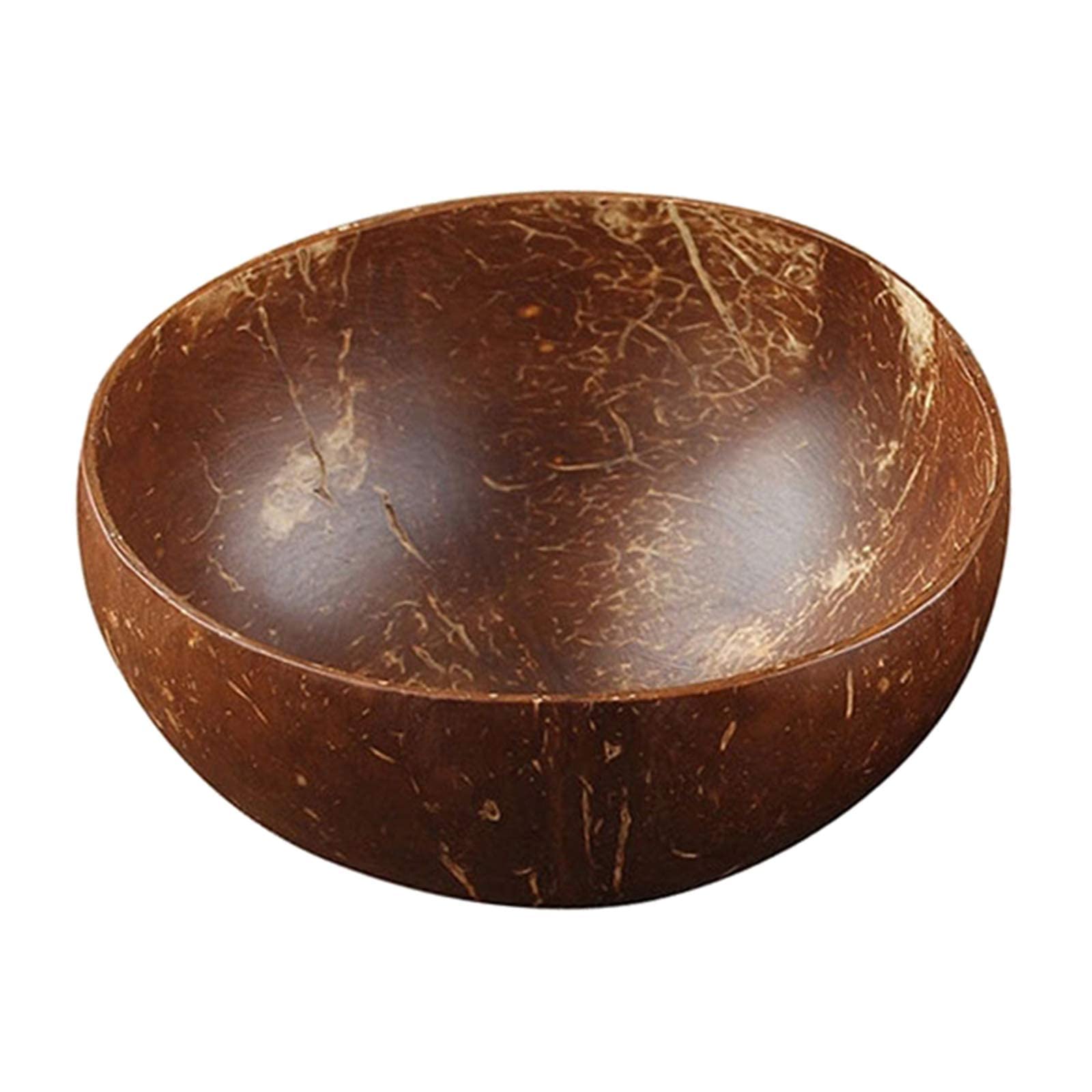 Natural Coconut Shell Bowls - Handmade Wooden Serving Bowls for Home, Kitchen & Restaurant | Eco-Friendly Tableware for Salads, Snacks & Decorative Displays