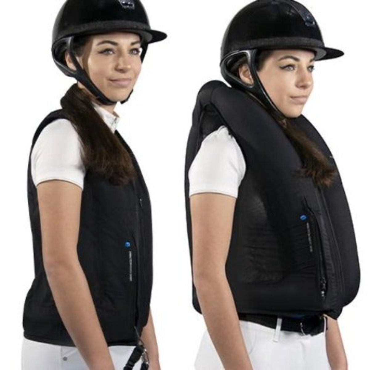 Helite Zip'In Airbag Vest II - Motorcycle Safety Jacket for Riders - Perfect for Street Biking & Adventure Tours
