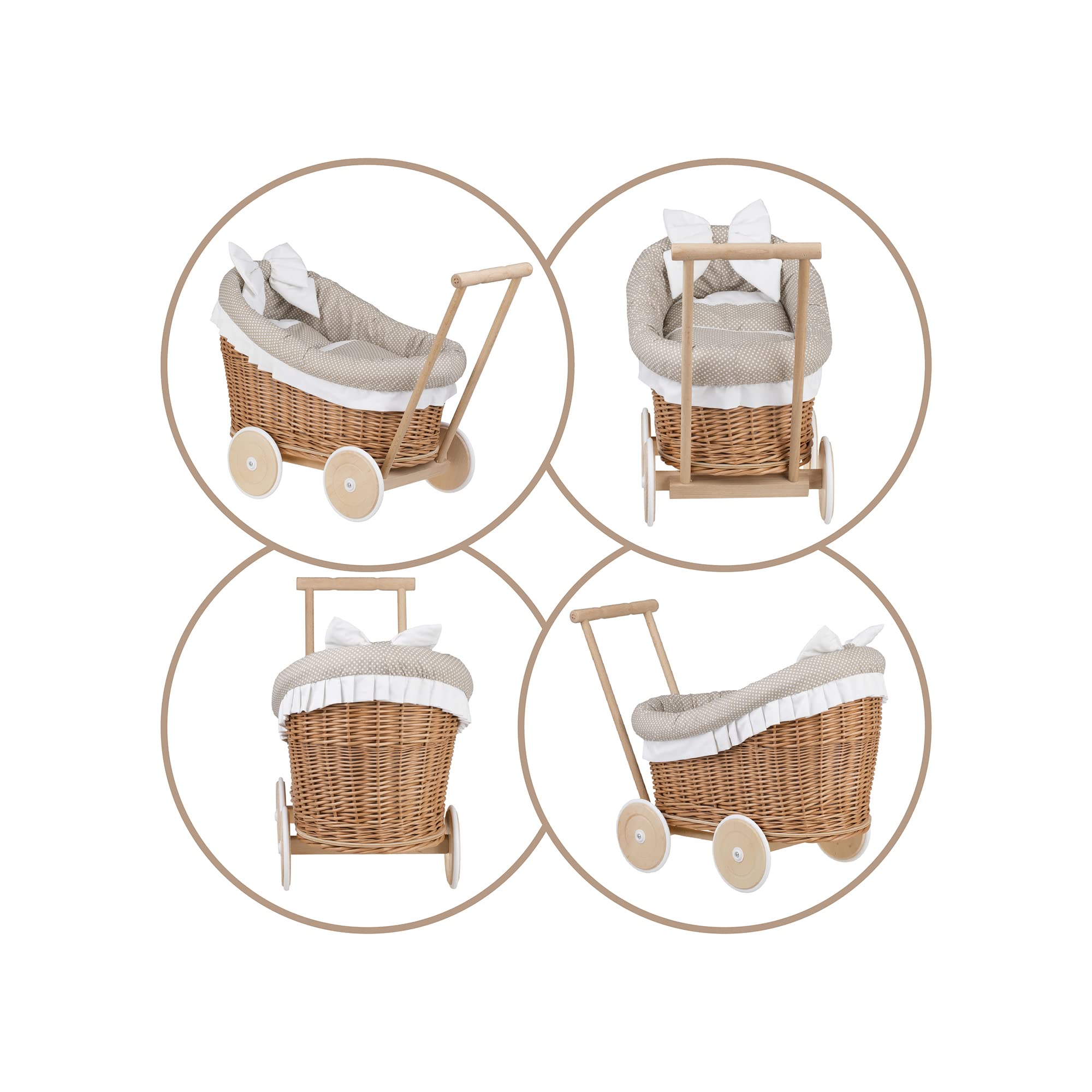 Natural Beige E-Wicker 24