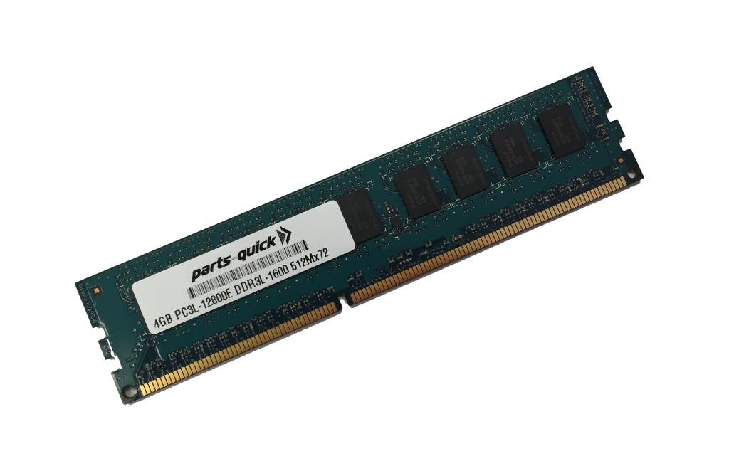 4GB DDR3L-1600MHz PC3L-12800E ECC UDIMM Memory Module for Tyan GT24-B7016 Server - PARTS-QUICK Brand - Perfect for Server Upgrades & Data Center Maintenance
