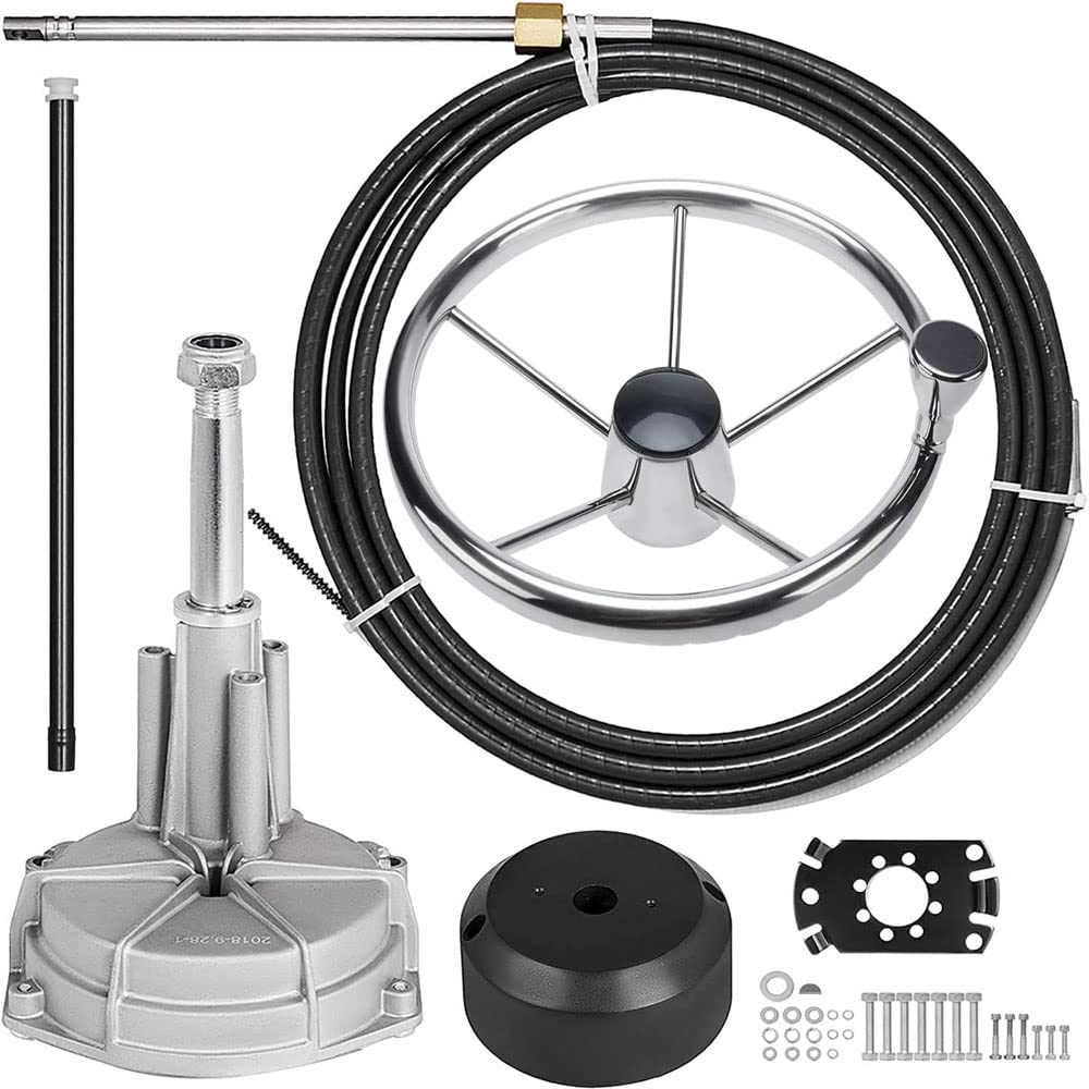 14ft Marine Outboard Steering System with 3/4