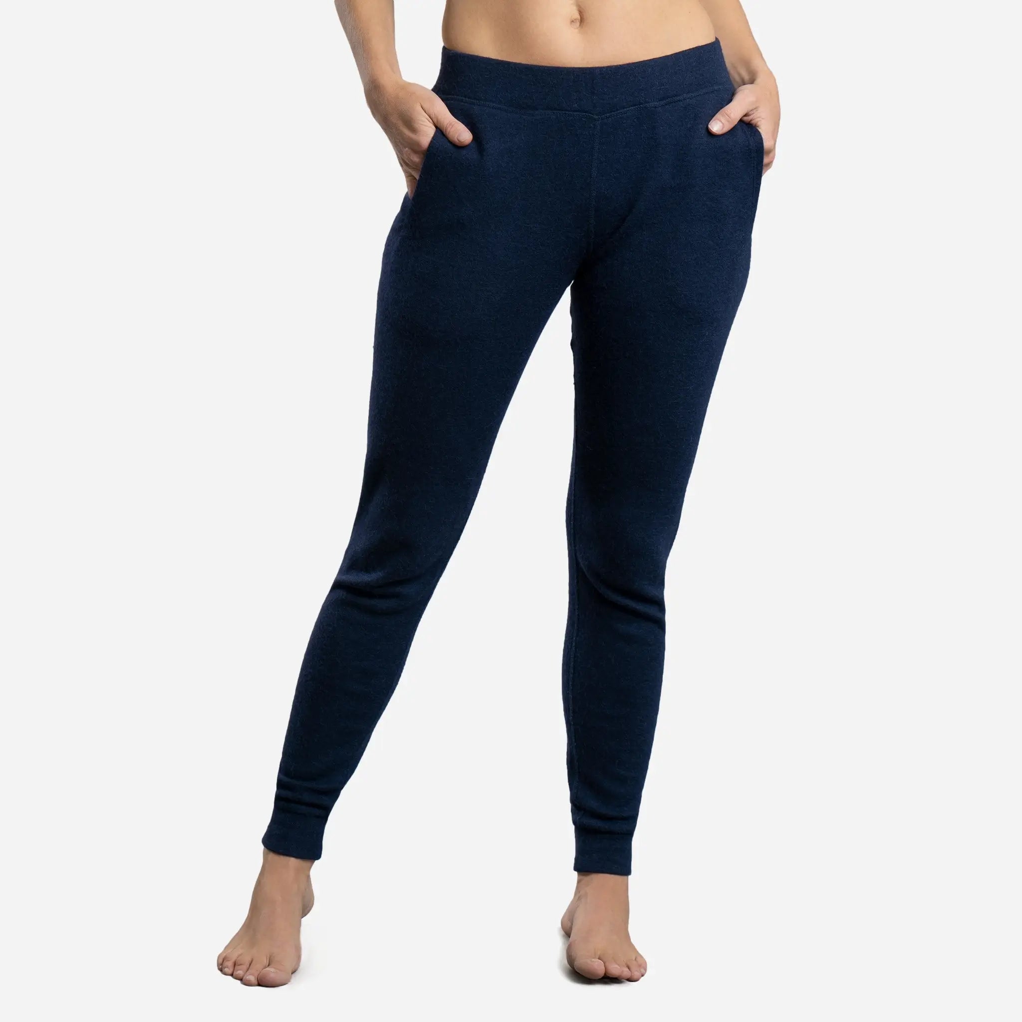 Premium Women's Alpaca Wool Joggers - Ultra Soft 300 Lightweight Fleece Lounge Pants for Yoga, Travel & Winter Comfort