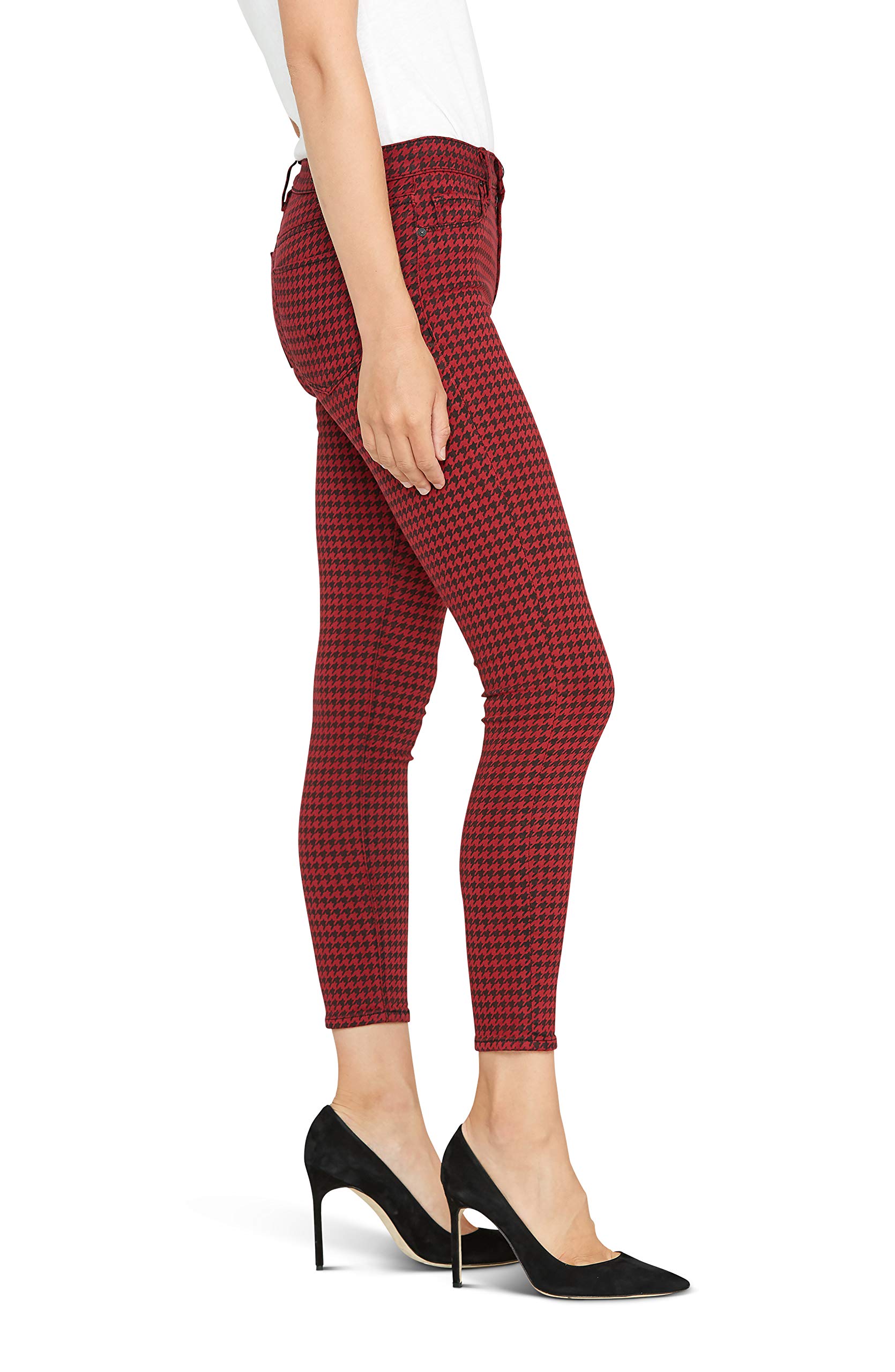 HUDSON Women's Barbara High Rise Super Skinny Ankle Jeans - Stretch Denim Pants for Women, Slim Fit Skinny Jeans with Ankle Length - Perfect for Casual Wear, Office & Night Out