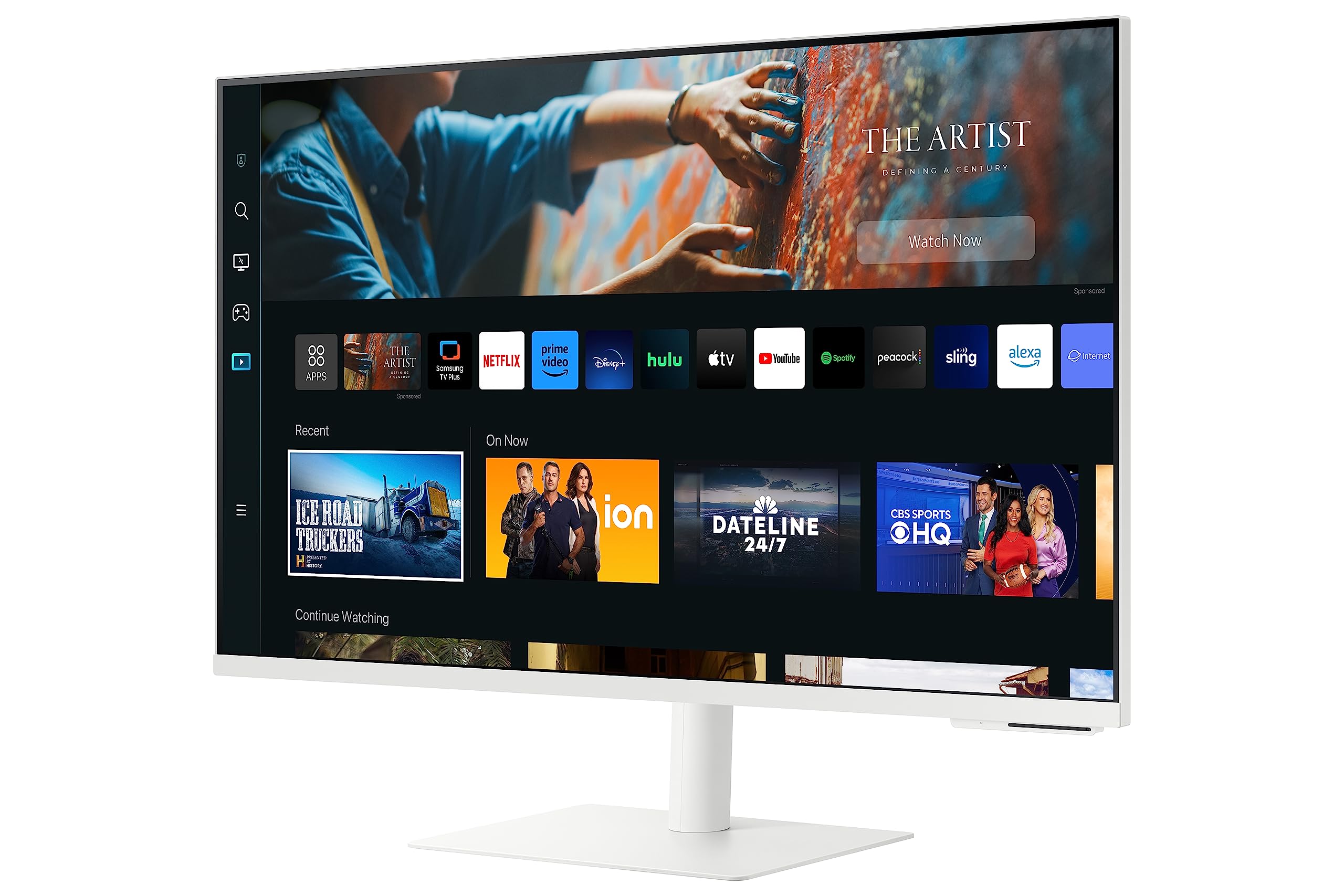 SAMSUNG 32-Inch M70C Series 4K UHD Smart Monitor with Streaming TV, Gaming Hub, Adjustable Stand, Remote PC Access & SlimFit Camera - Perfect for Home Office, Gaming & Entertainment