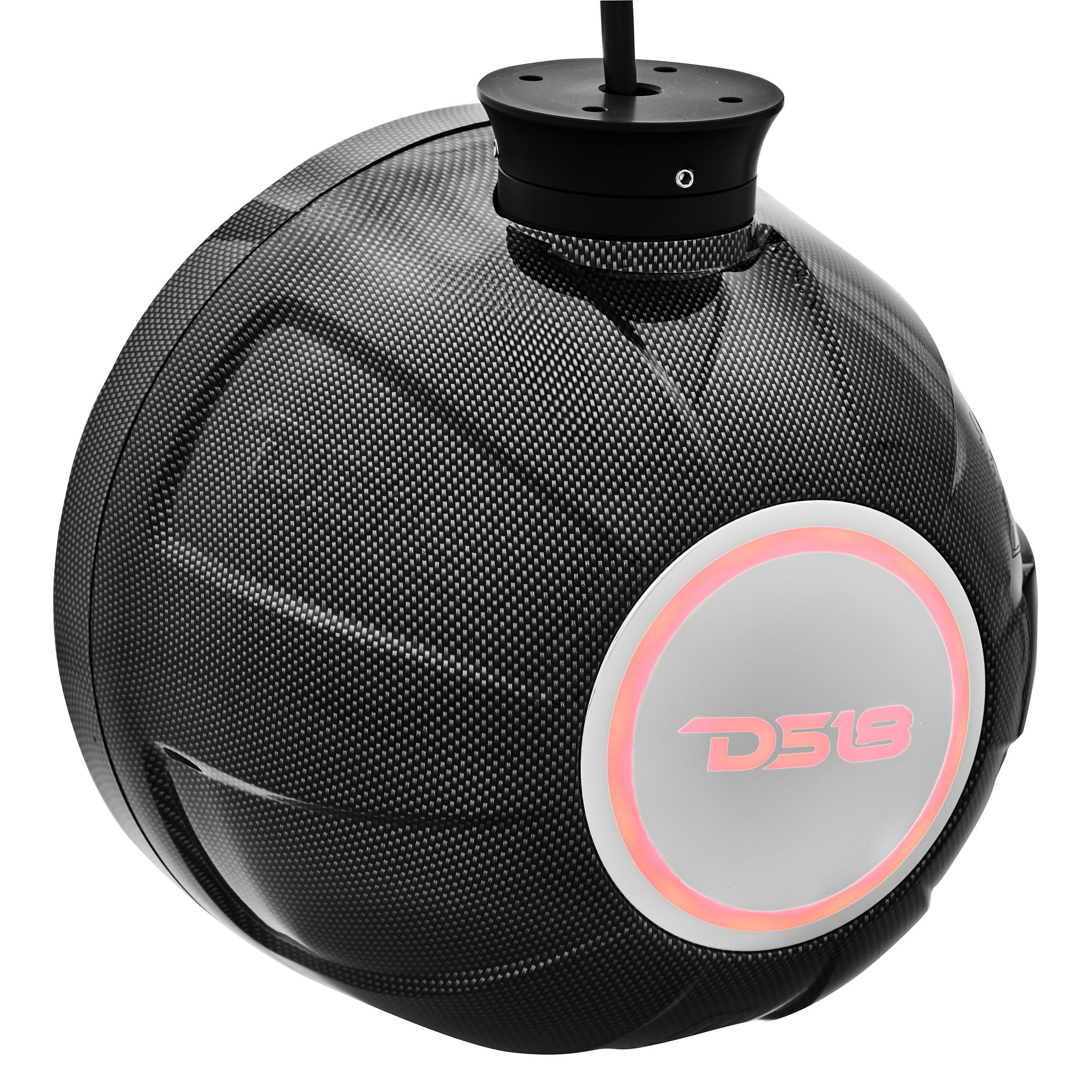 DS18 CF-PS8 2-Way Wakeboard Tower Speakers with Integrated RGB Lights - 375 MAX - Perfect for Jet Skis, ATV, UTV, Jeep, Side by Side, Marine, RZR - Ideal for Boating, Off-Road Adventures, and Outdoor Parties