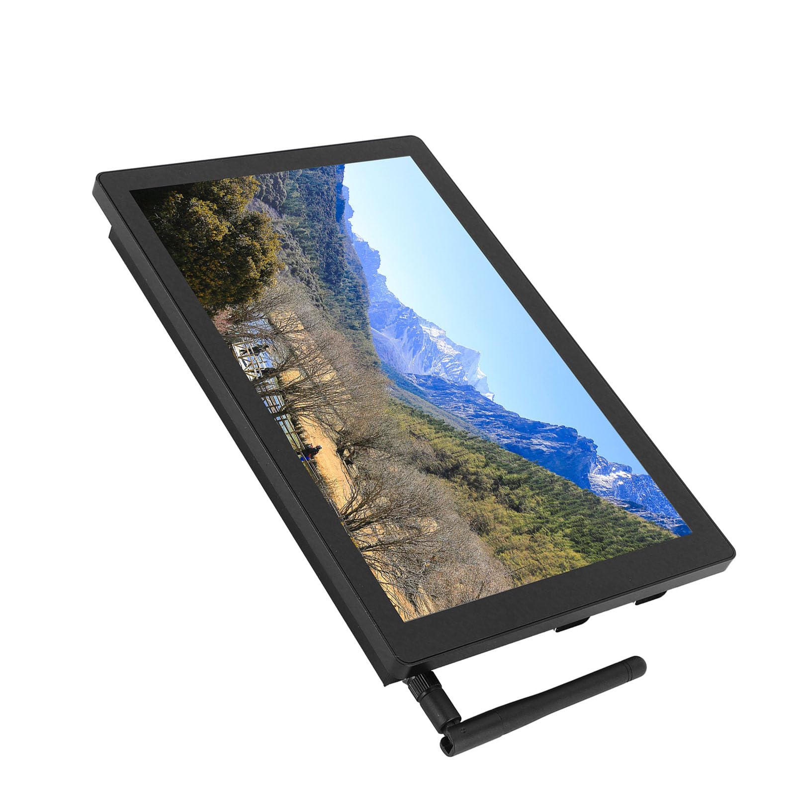 10.1 Inch Portable Touchscreen Monitor with 1280x800 Resolution - RS232/RS485/USB/HDMI Ports - Industrial Grade Display for Laptop, PC & Raspberry Pi - Perfect for Business, Gaming & Digital Signage (UK Plug)