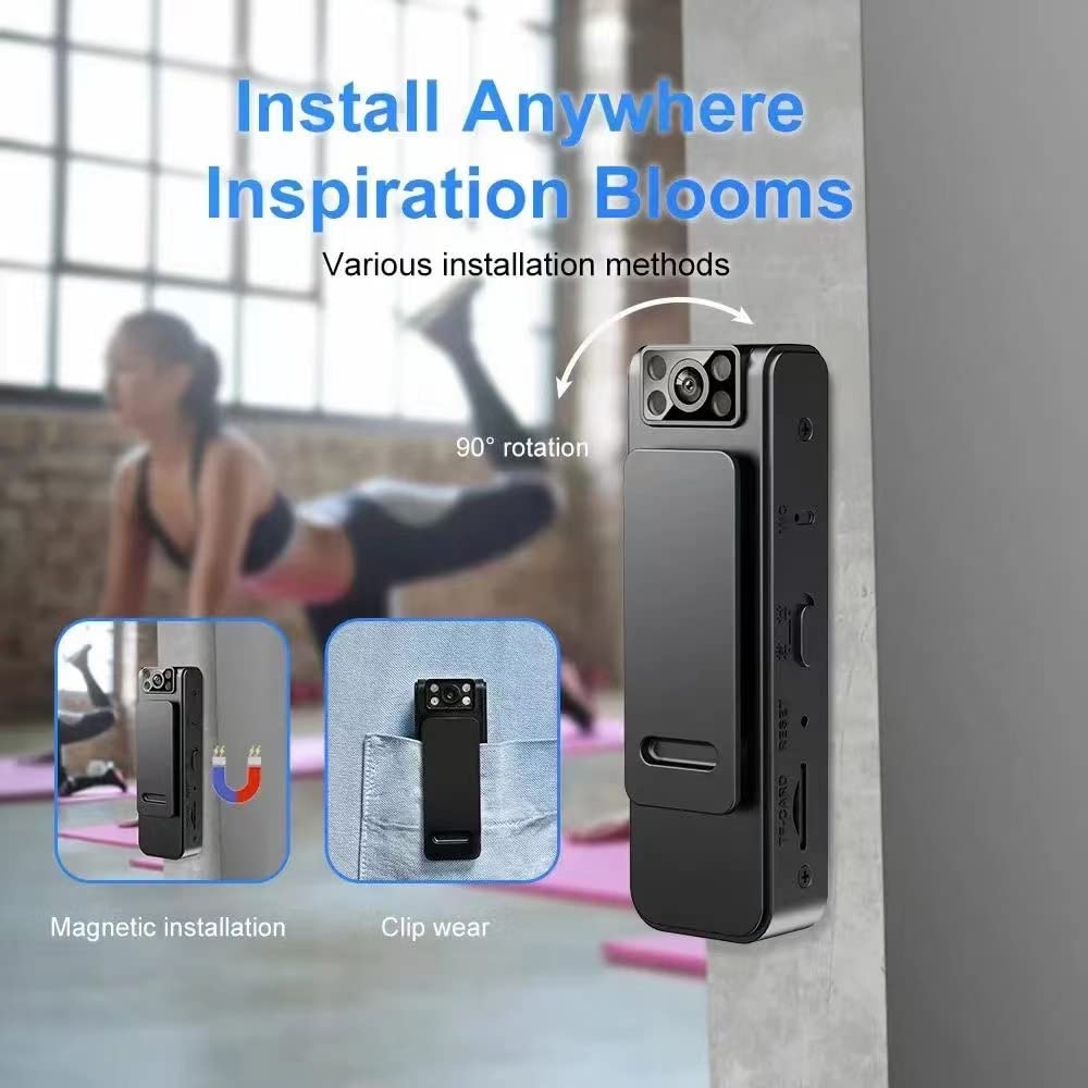 2024 HD 1080P Wireless Outdoor Camera - Noise Reduction & Portable Recorder for Home Security