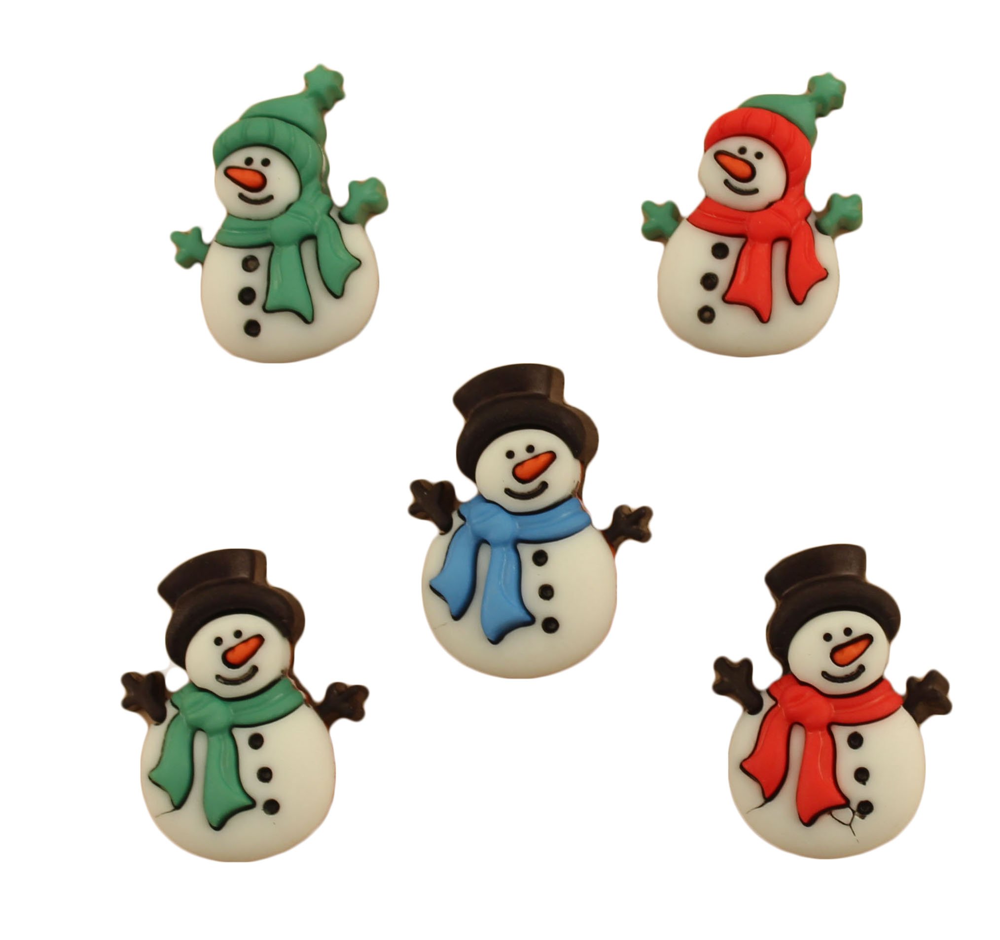 Novelty Buttons & Embellishments for DIY Crafts - Seasonal & Holiday Themed Buttons Galore Collection for Scrapbooking, Sewing & Cardmaking | Perfect for Home Decor, Gift Wrapping & Party Favors