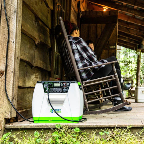 Natures Generator Gold Essential - Portable Solar Power Generator for Camping, Emergencies & Off-Grid Living - Reliable Backup Power Supply for Home & Outdoor Adventures