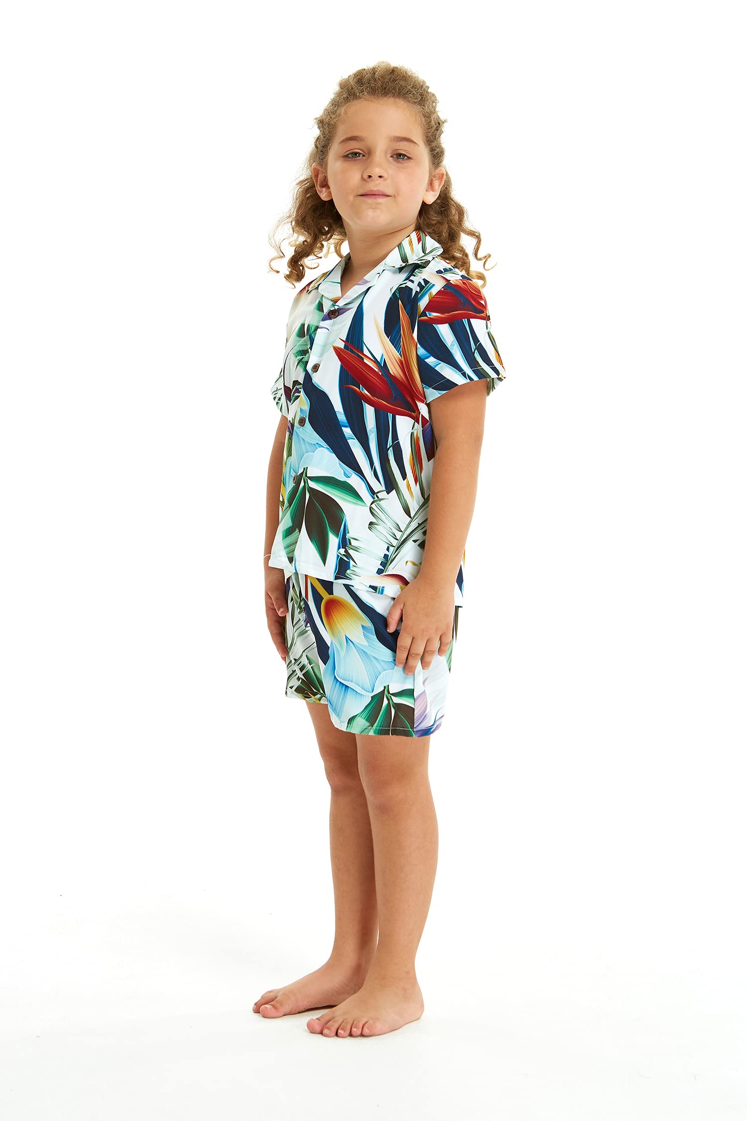 Hawaiian Luau Outfits for Family - Matching Tropical Shirts for Men, Women, Boys & Girls | Beach Party, Summer Vacation & Theme Party Wear