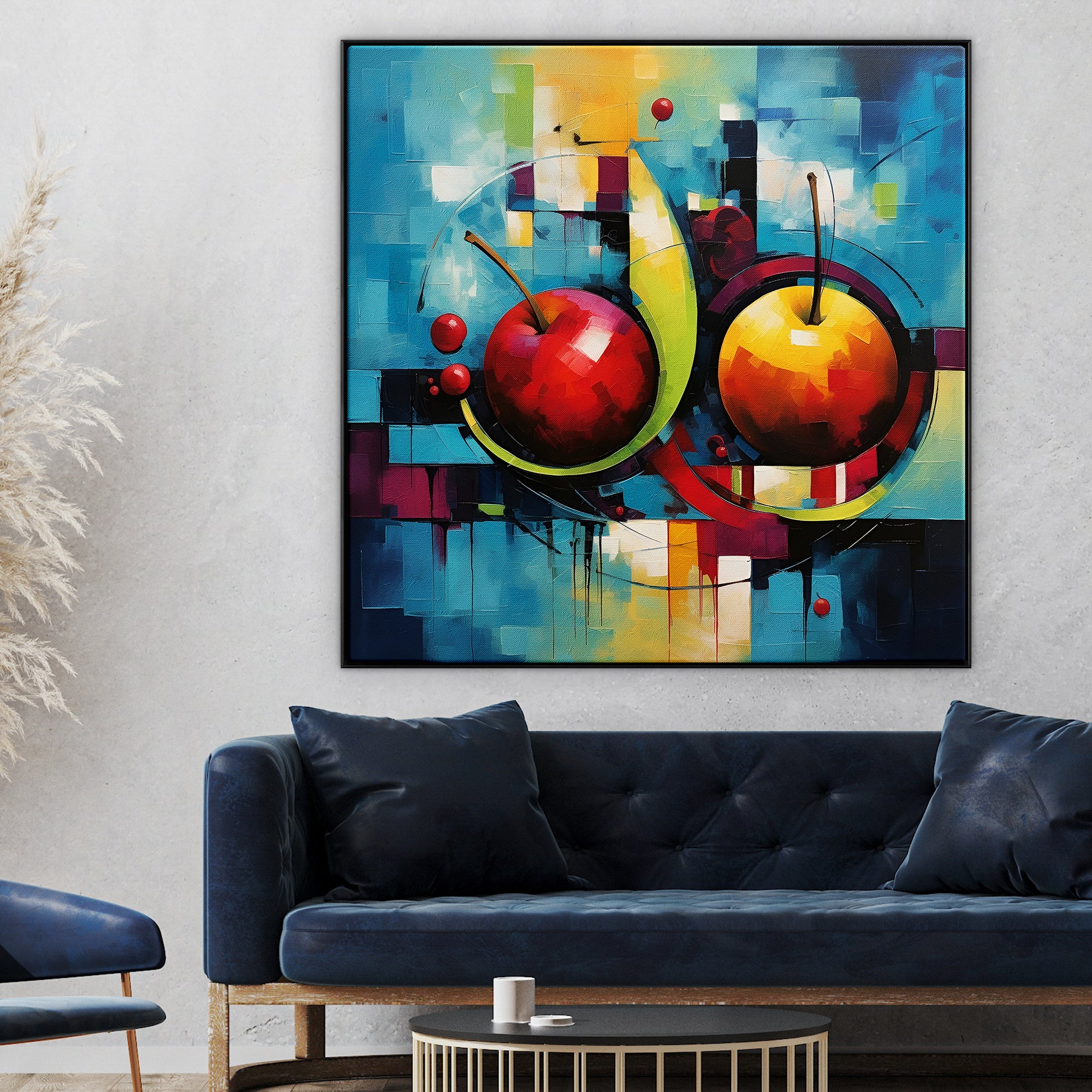 Futuristic Still Life Art - Modern Abstract Digital Painting for Home & Office Decor - Perfect for Living Room, Bedroom, and Workspace Wall Art