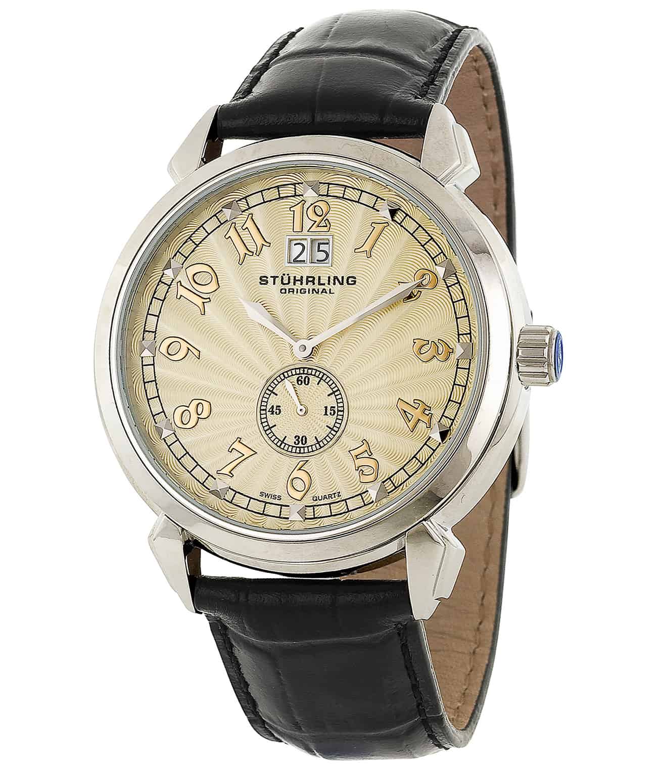 Eternal Sunrise II 50D Quartz 44mm Classic Men's Watch - Stylish Analog Timepiece for Business, Casual & Formal Occasions