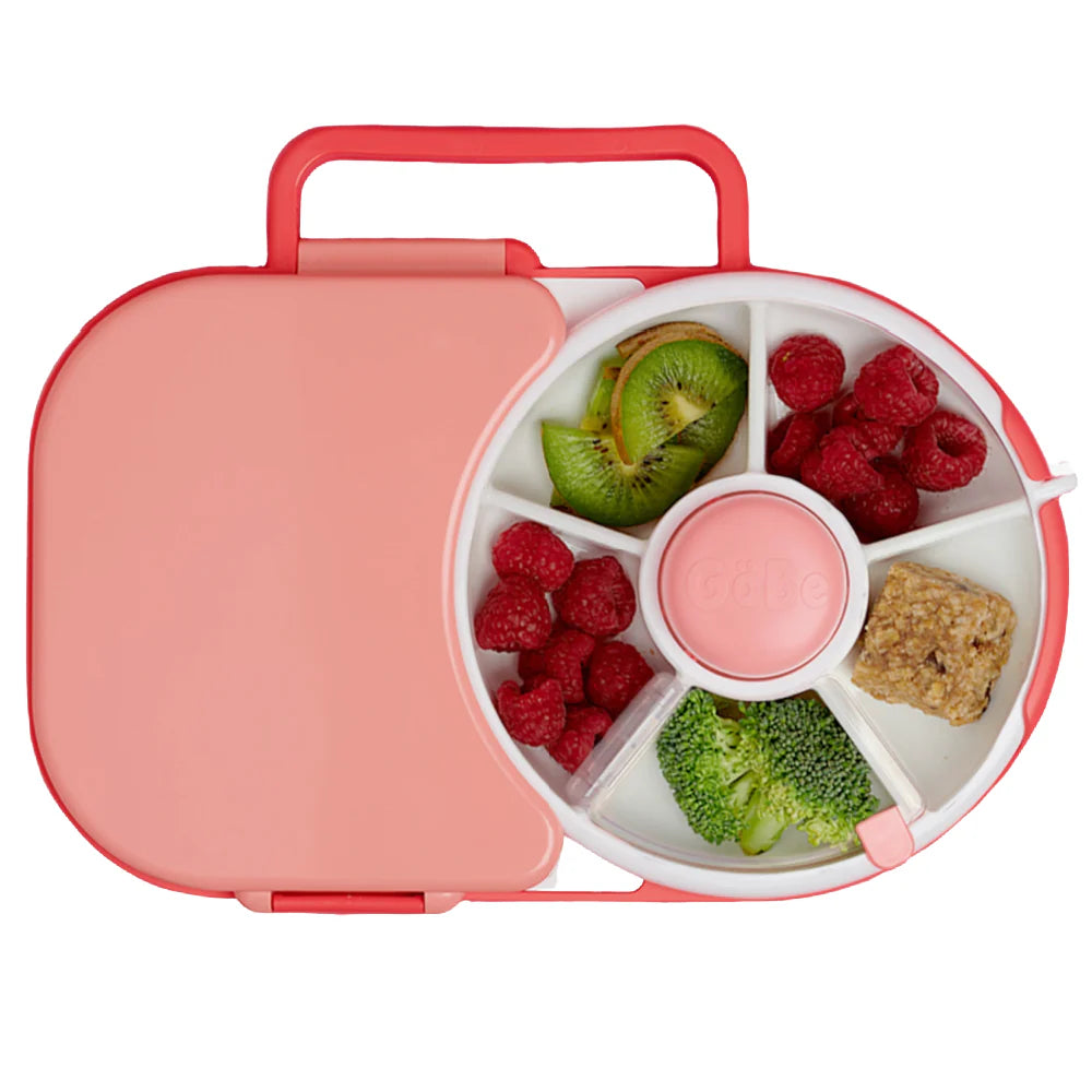 Gobe Insulated Lunch Box - Coral Pink | Leak-Proof & Eco-Friendly | Perfect for Work, School & Picnics