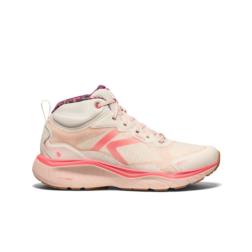 Women's Leiki Waterproof Hiking Boots - Lightweight & Durable Outdoor Shoes for Trail Walking, Camping & Backpacking (Birch/Cameo Rose)