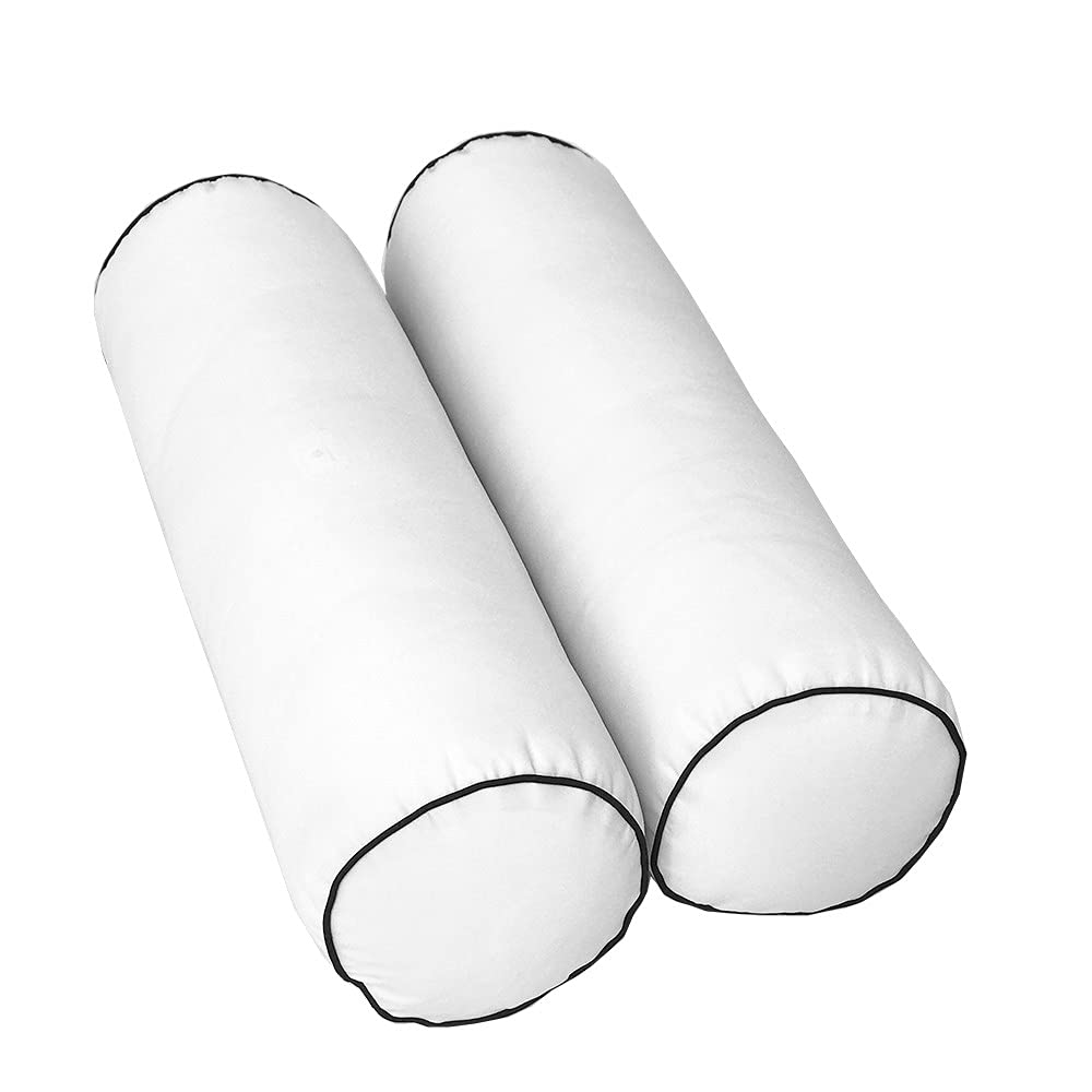 Outdoor Daybed Mattress Cover with Contrast Pipe Trim - Full Size Slipcover for Style 6 Daybeds (AD106) - Perfect for Patio, Poolside & Garden Furniture Protection