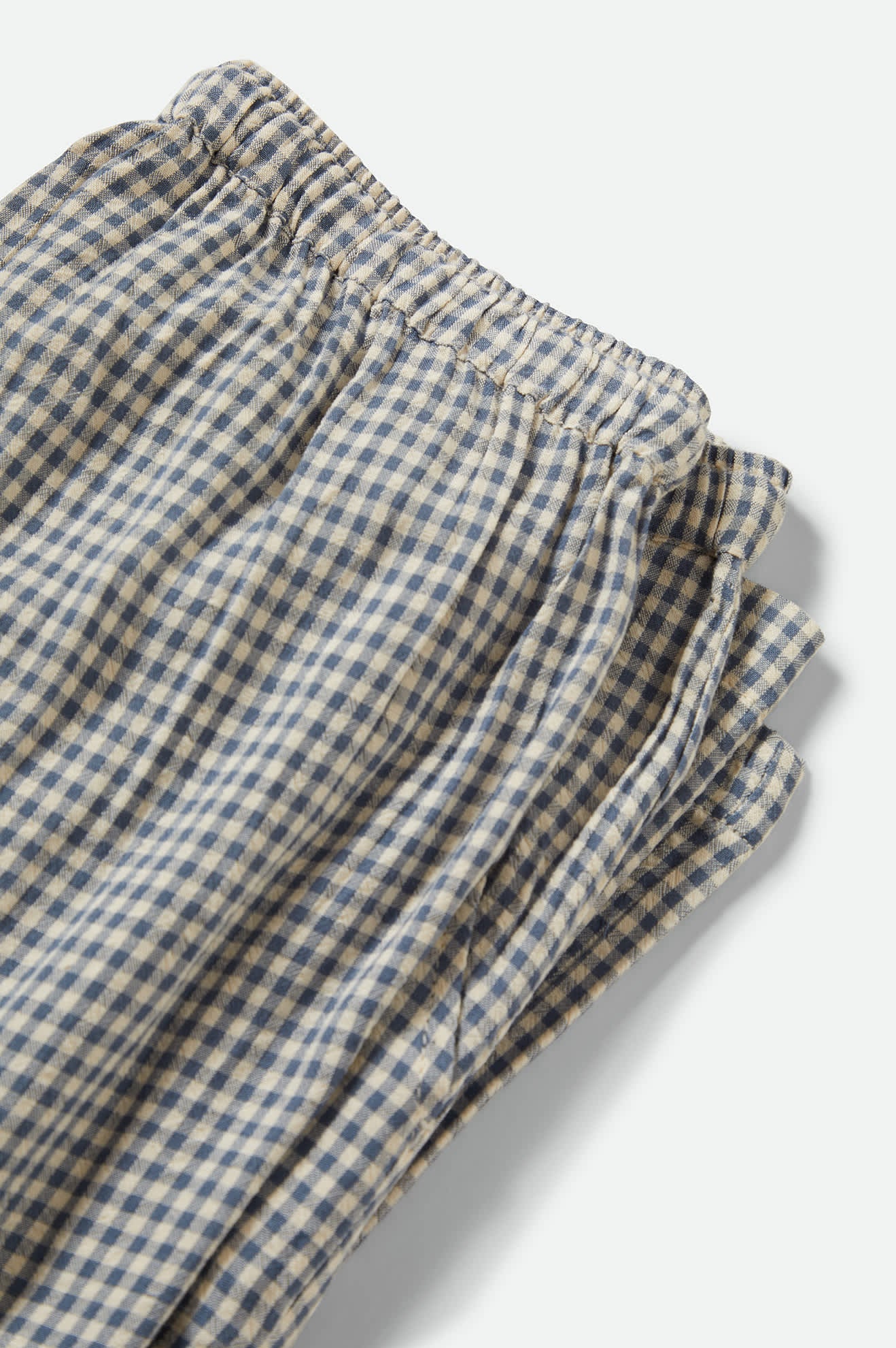 Hudson Lounge Pant Azure Blue Gingham - Soft Comfortable Pajama Pants for Women & Men - Perfect for Relaxing at Home, Lounging & Sleepwear