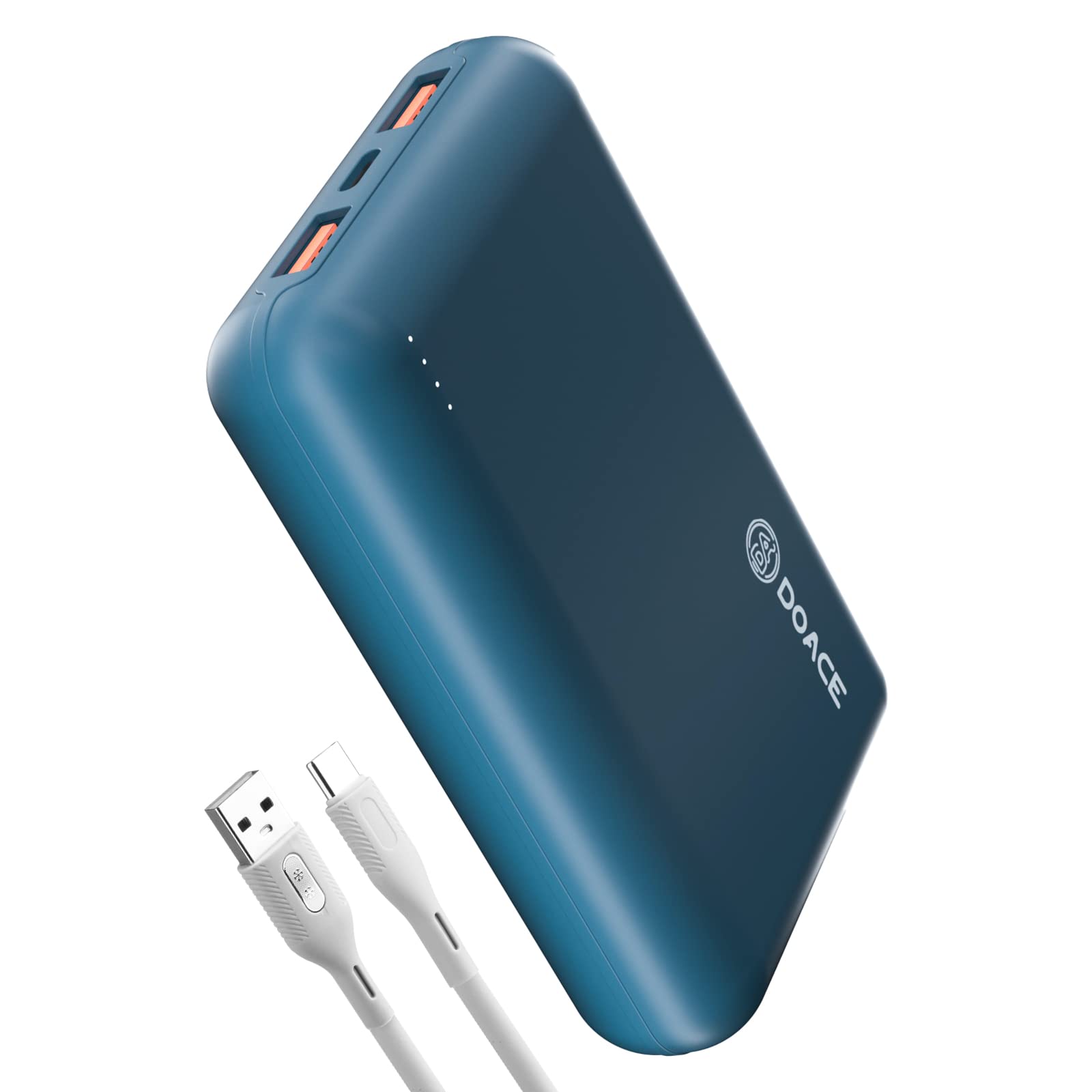 DOACE 20000mAh Portable Charger with 18W Fast Charging & PD 22.5W Type-C - Power Bank for iPhone 13 Series, Samsung, iPad Mini - Ideal for Heated Vests, Jackets, Pants & Outdoor Activities