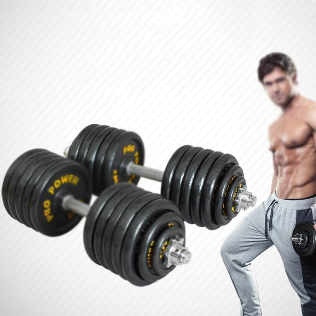 Adjustable Dumbbell Set 15kg (7kg x 2) - Pure Iron Home Gym Equipment with Detachable Barbell for Strength Training & Weight Lifting - Perfect for Home Workouts, CrossFit & Muscle Building