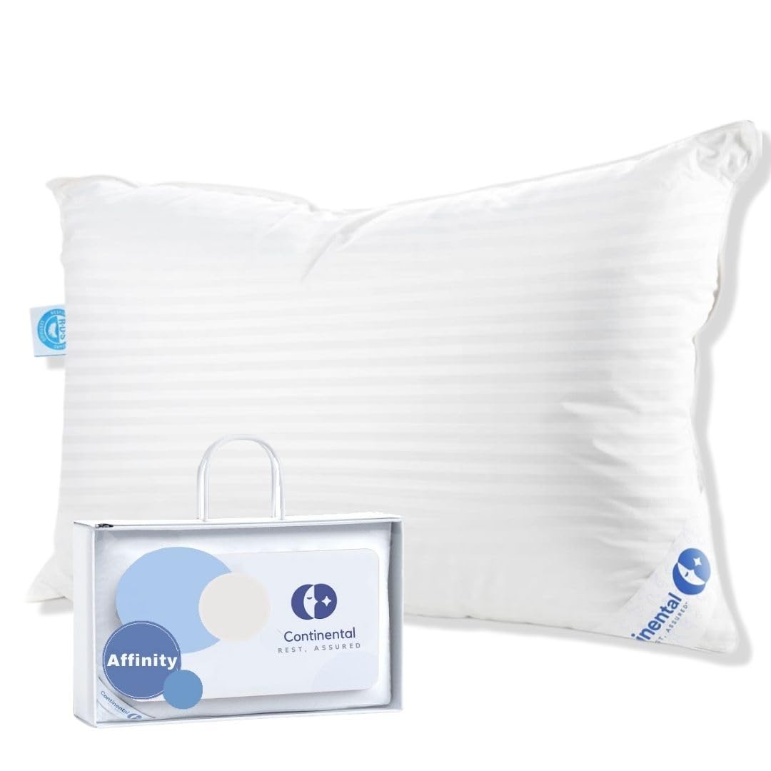Premium Down Alternative Pillow - Hypoallergenic Standard Size Bed Pillow for Side, Back & Stomach Sleepers - Soft & Supportive for All-Night Comfort - Perfect for Home, Hotel & Travel Use - Set of 1
