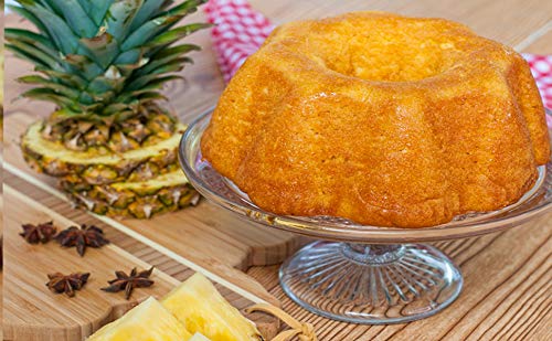Premium TORTUGA Caribbean Pineapple Rum Cake - 4 oz Gourmet Rum Cake - Perfect Gift for Holidays, Birthdays & Parties - Delicious Dessert for Celebrations, Corporate Gifts & Home Enjoyment