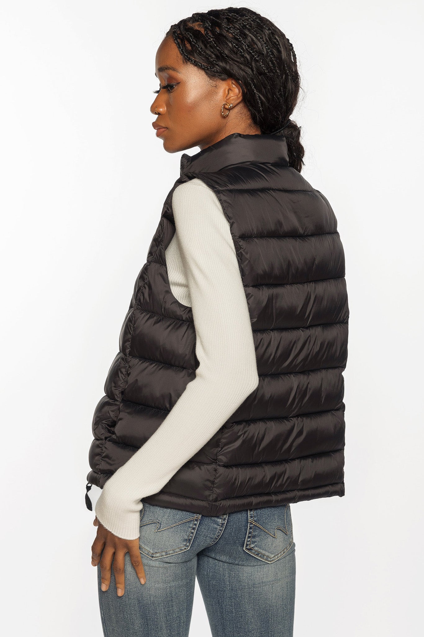 Lightweight Nylon Quilted Puffer Vest for Women & Men - Waterproof Winter Warm Jacket for Outdoor Activities, Hiking, and Casual Wear