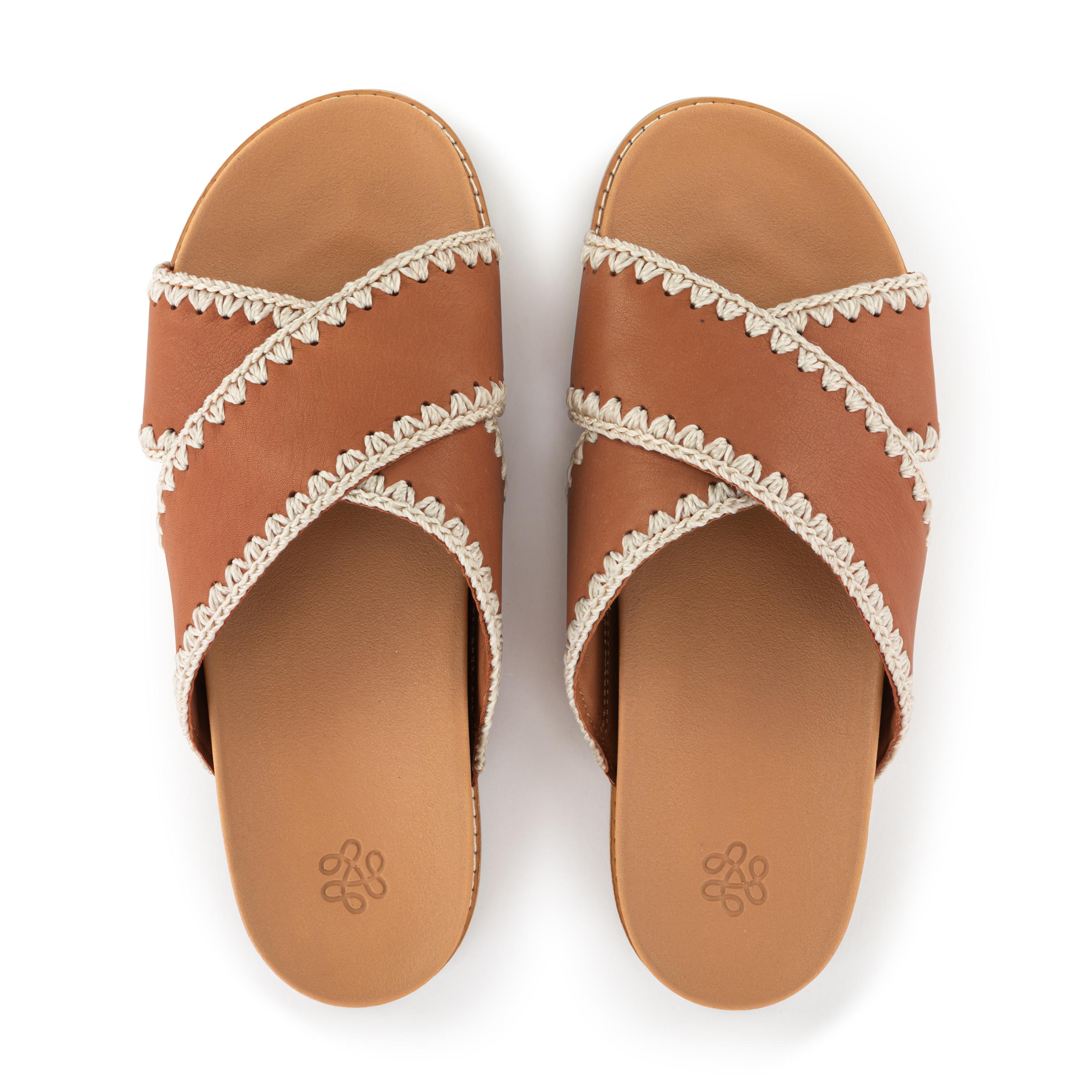 Penelope Women's Slip On Sandal - Comfortable Casual Beach Shoes for Summer Walking, Travel & Outdoor Activities