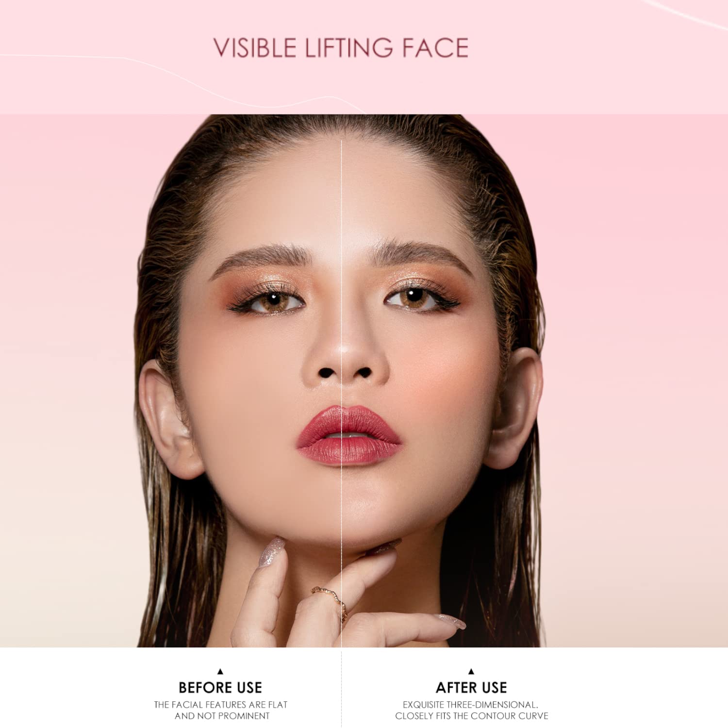 VARS LONDON Highlighter & Bronzer Palette - Nude Face Contour Makeup Kit with Shimmering Glow | LAKU HIGHLIGHTER SH02 | Perfect for Daily Makeup, Party Glam & Photoshoots
