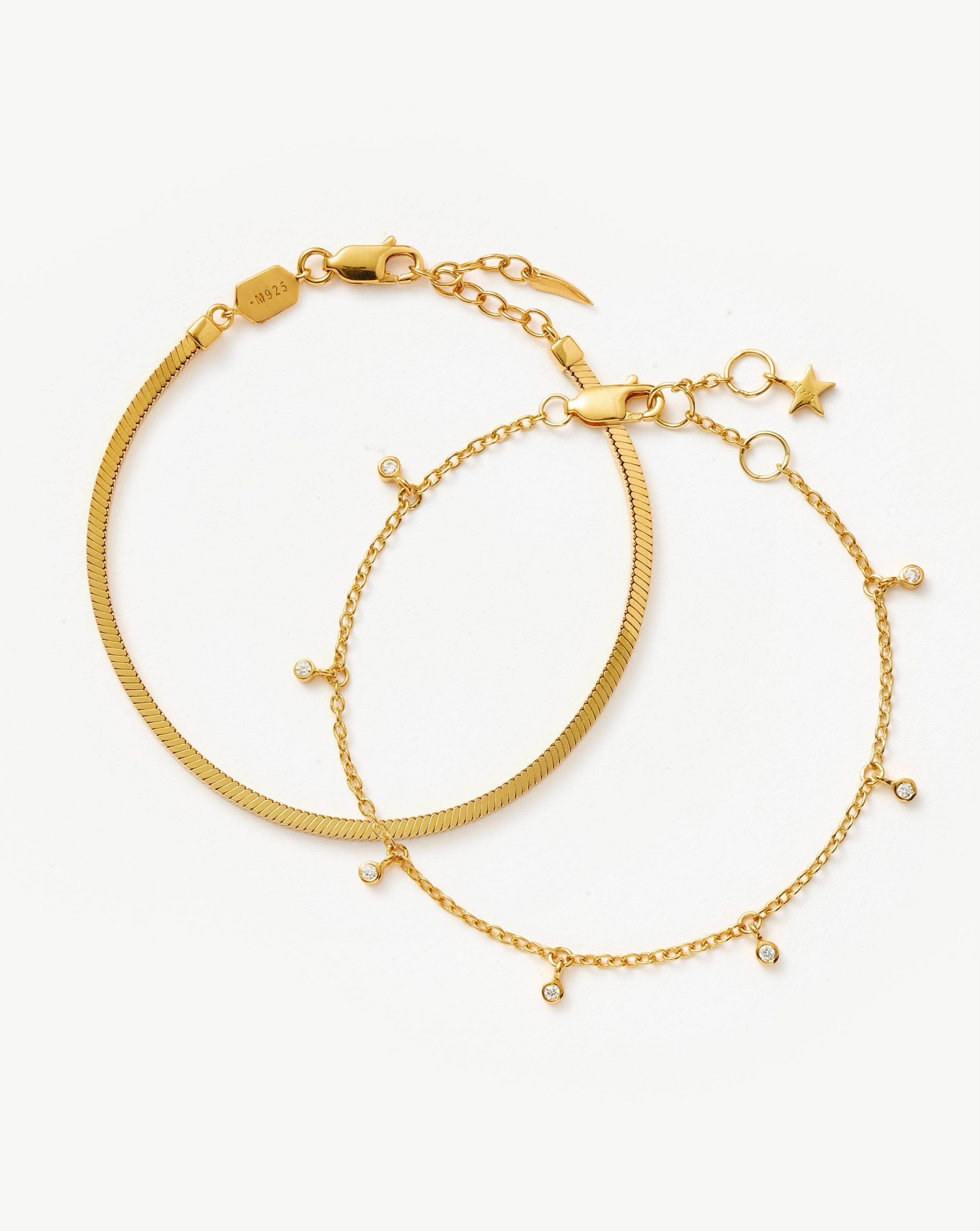 Interstellar Chain Bracelet Set for Women - Trendy Layered Bracelets for Everyday Wear, Gift Giving & Boho Fashion Accessories