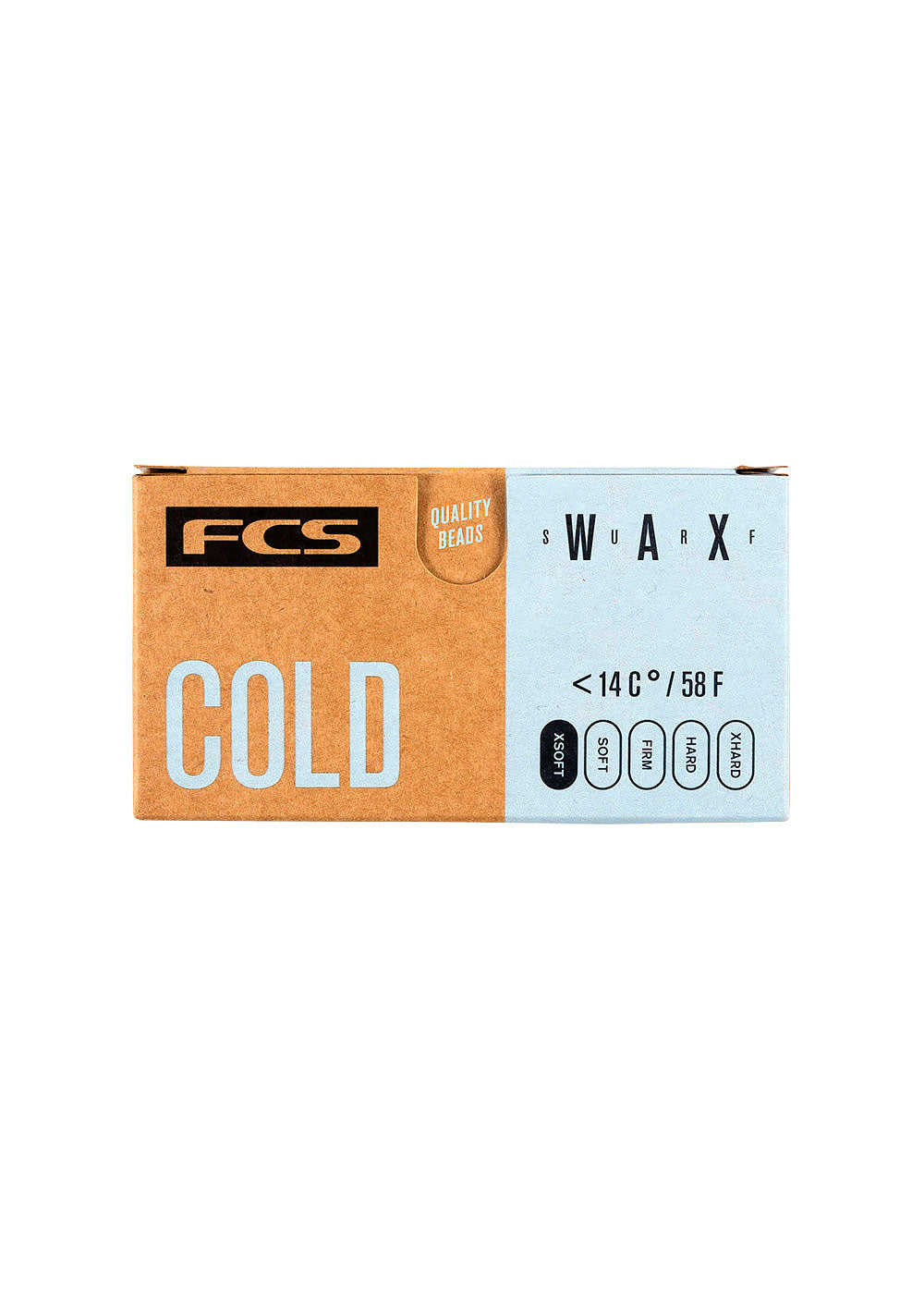 Premium FCS Surfboard Wax for Cold Water - Non-Slip Grip Enhancer for Surfing in Chilly Ocean Conditions