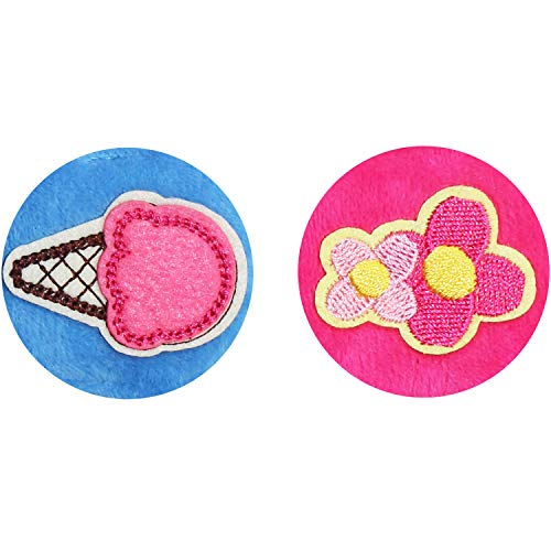 Pink Flower & Blue Icecream