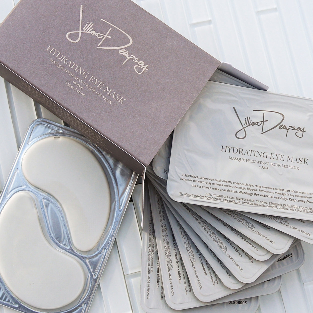 Hydrating Eye Masks for Dark Circles & Puffiness - Cooling Gel Under Eye Patches for Skin Care & Relaxation - Perfect for Travel, Spa & Nighttime Skincare Routine