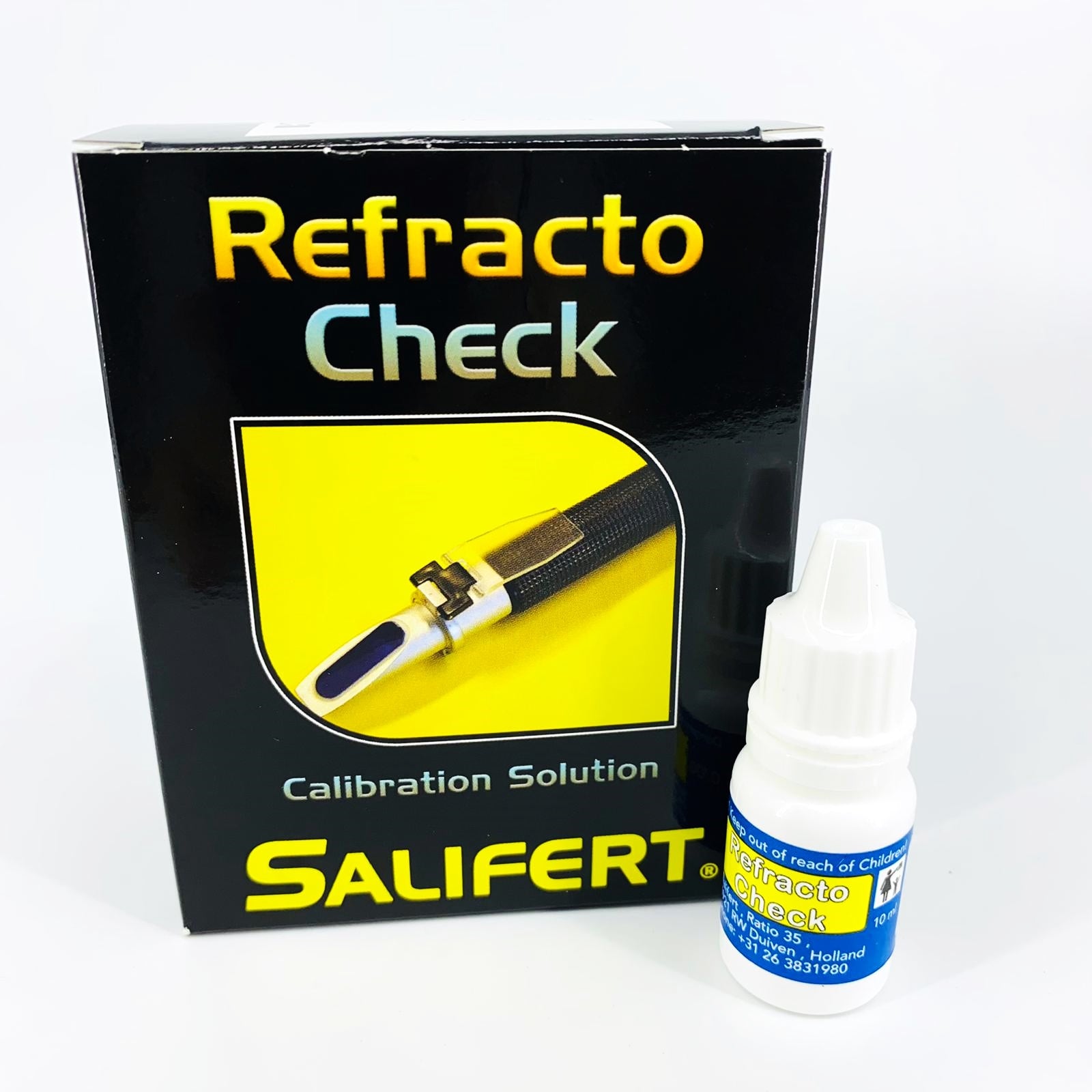 SALIFERT Refractometer Calibration Solution - 35ppt for Saltwater Aquariums, Marine Fish Tanks & Reef Tanks - Precise Salinity Measurement for Aquarium Maintenance