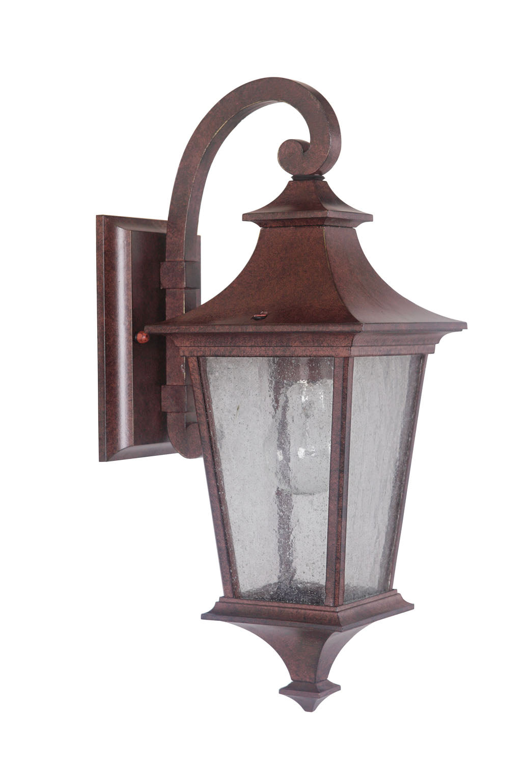 Aged Bronze Textured Argent One Light Wall Mount Sconce - Perfect for Bedroom, Hallway, and Entryway Lighting