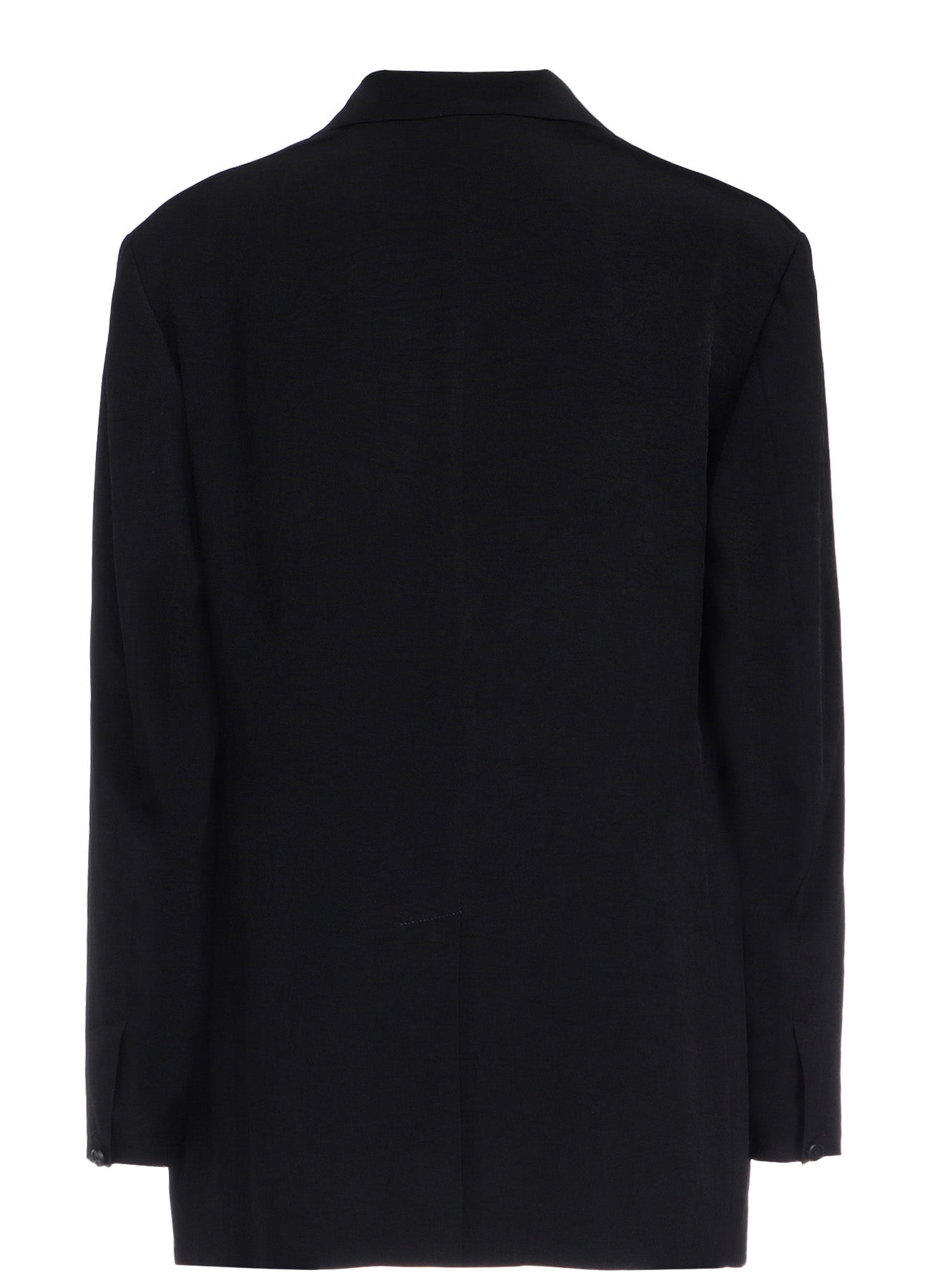 CREPE de CHINE OVERSIZE NOTCHED LAPEL JACKET for Women - Elegant Loose Fit Blazer with Stylish Lapel Design - Perfect for Office Wear, Business Meetings & Casual Outings