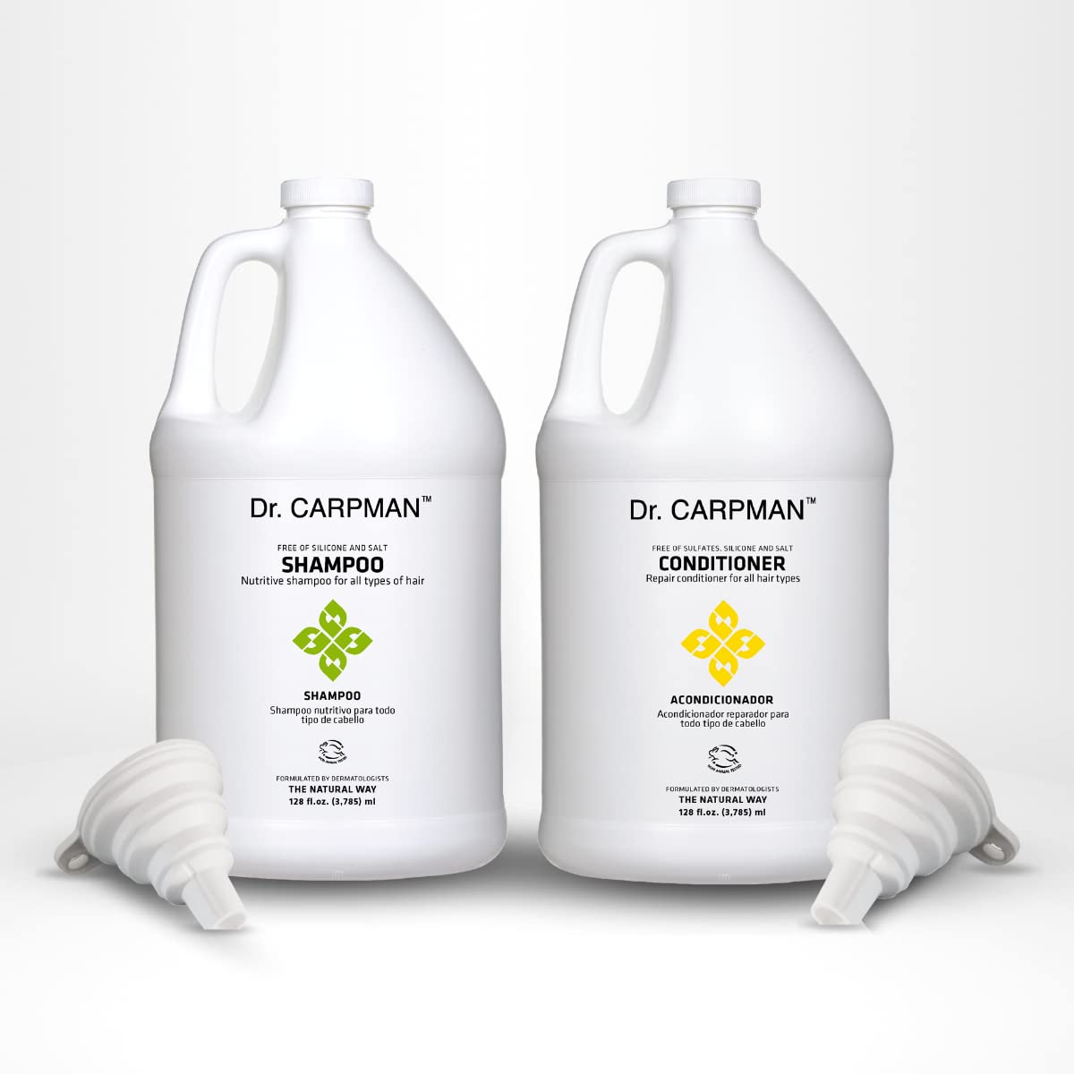 **Natural Hair Growth Shampoo & Conditioner Set - Thinning Hair Regrowth Formula for Women & Men - Anti Hair Loss Treatment - Safe for Color-Treated Hair (2 x 128 Fl. Oz) - Perfect for Daily Use & Scalp Care**