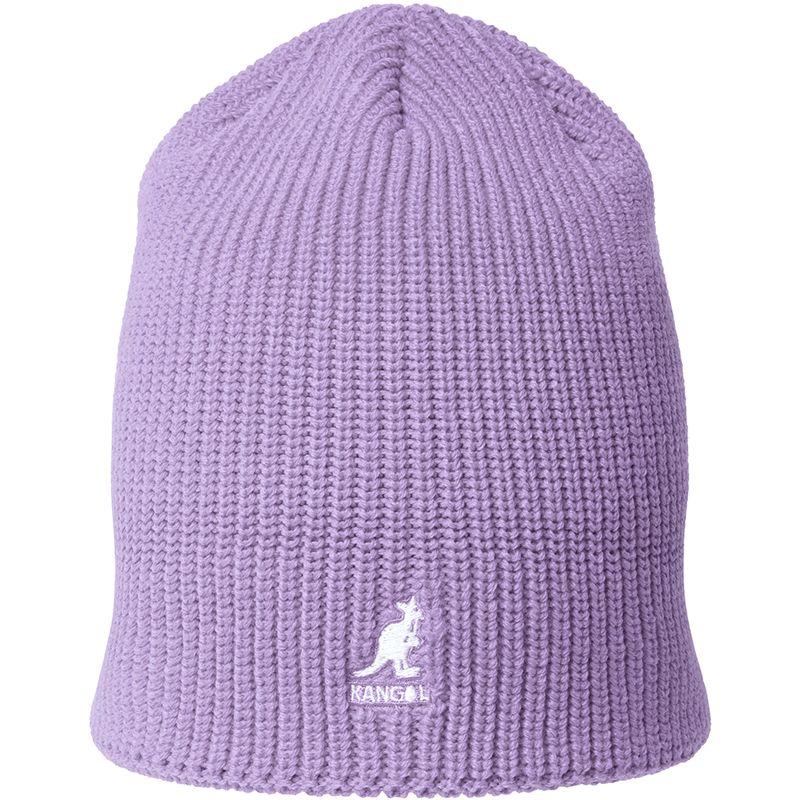 Kangol Cardinal 2 Way Beanie Hat - Digital Lavender Color | Winter Knit Cuffed Beanie for Men & Women | Outdoor Activities, Skiing, Snowboarding, Hiking