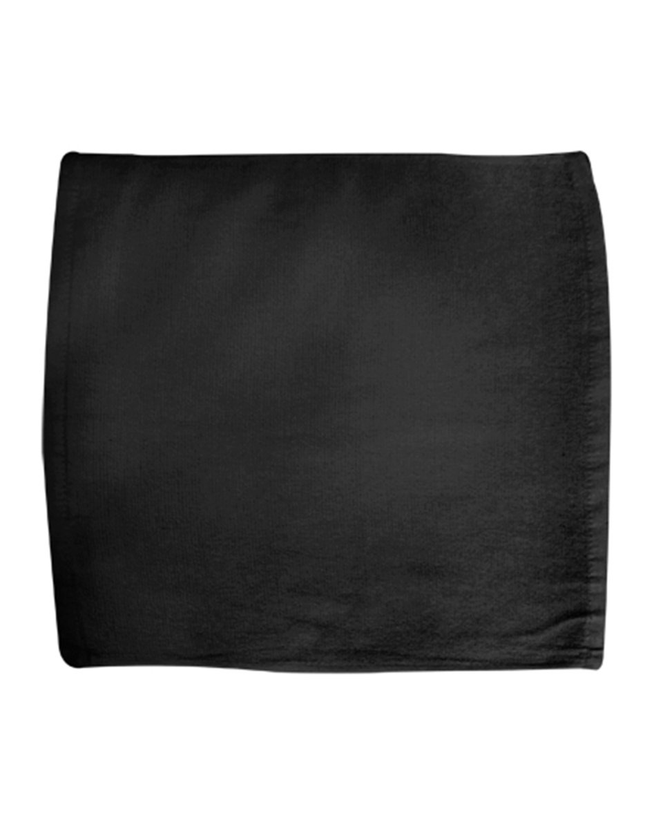 Square Super Fan Rally Towel One Size Black - Perfect for Sports Games, Concerts, and Outdoor Events