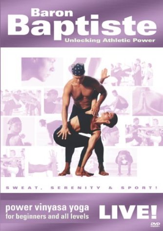 Baron Baptiste: Power Vinyasa Yoga Live DVD - Unlock Athletic Performance & Strength | Home Workout & Fitness Training