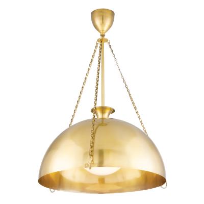 Levette Brass Pendant Light Fixture - Vintage Industrial Ceiling Light for Dining Room, Kitchen, or Living Room - Antique Bronze Finish with Clear Glass Shade