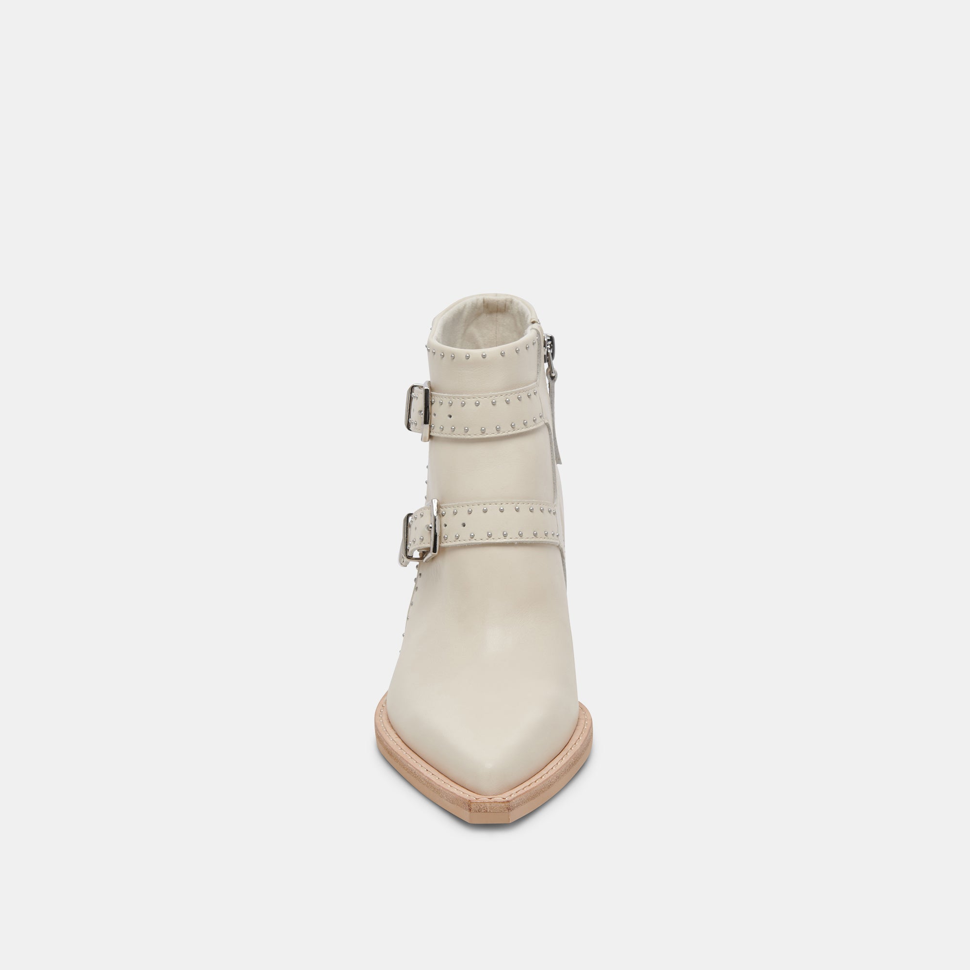 RONNIE BOOTIES IVORY LEATHER - Stylish Women's Ankle Boots for Fall & Winter | Comfortable & Fashionable Footwear for Casual Outings & Office Wear | re:vita