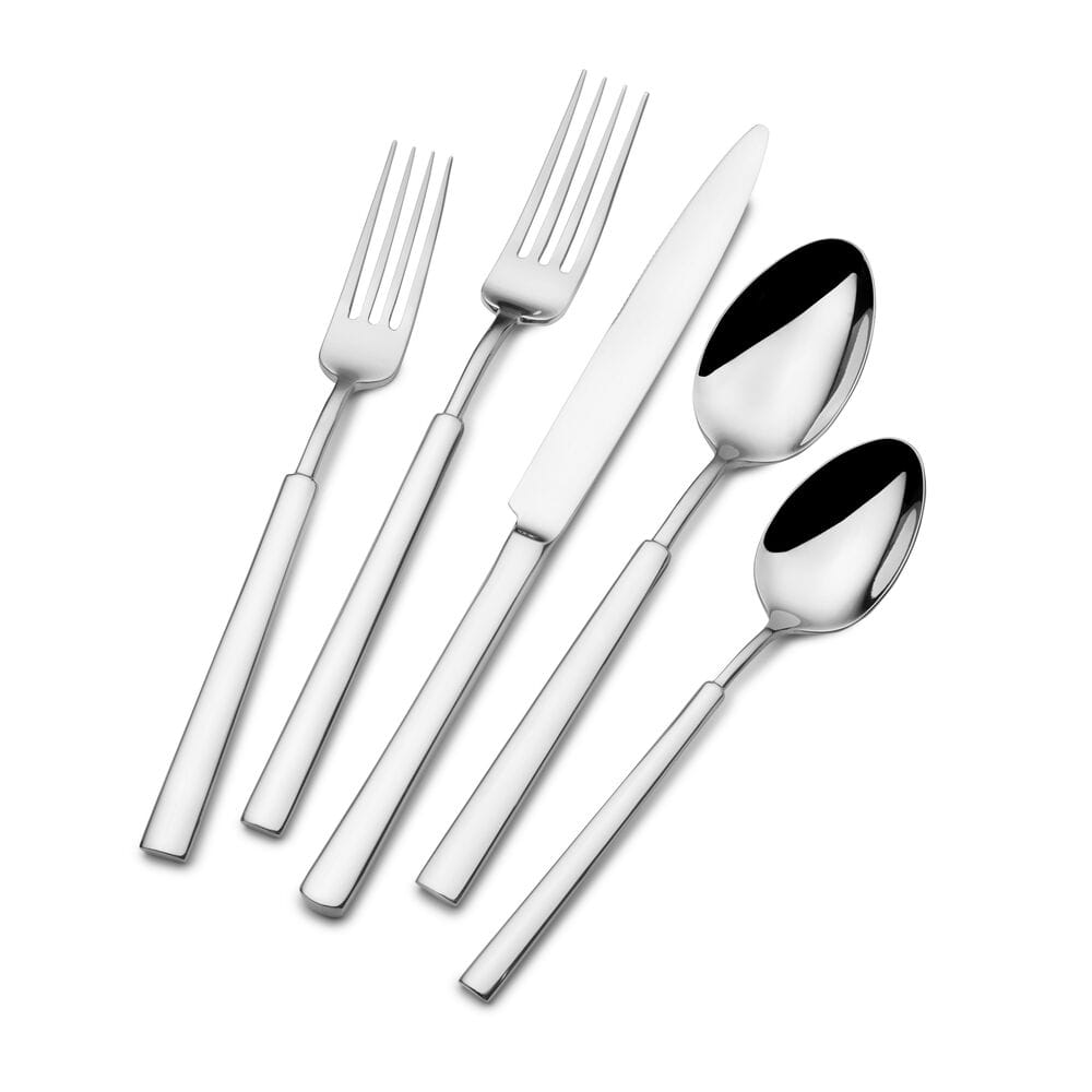 Premium Lucerne Forged 20-Piece Stainless Steel Flatware Set - Service for 4 - Elegant Silverware for Fine Dining, Dinner Parties & Everyday Use