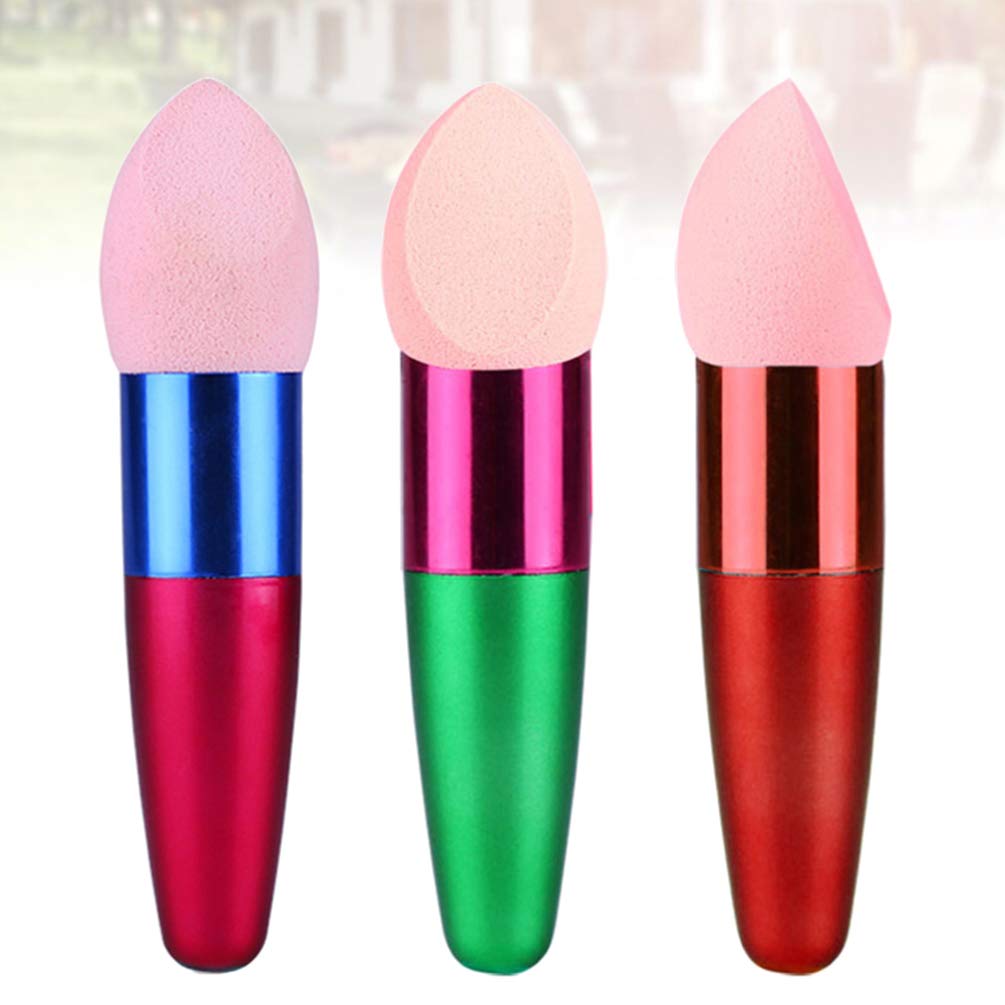 Beavorty 6-Piece Makeup Sponge Set - Soft Cosmetic Sponge Brushes & Blending Tools for Foundation, Concealer & Powder - Mushroom Head Makeup Applicators for Flawless Face & Contouring (Great for Daily Use, Travel & Professional Makeup Artists)