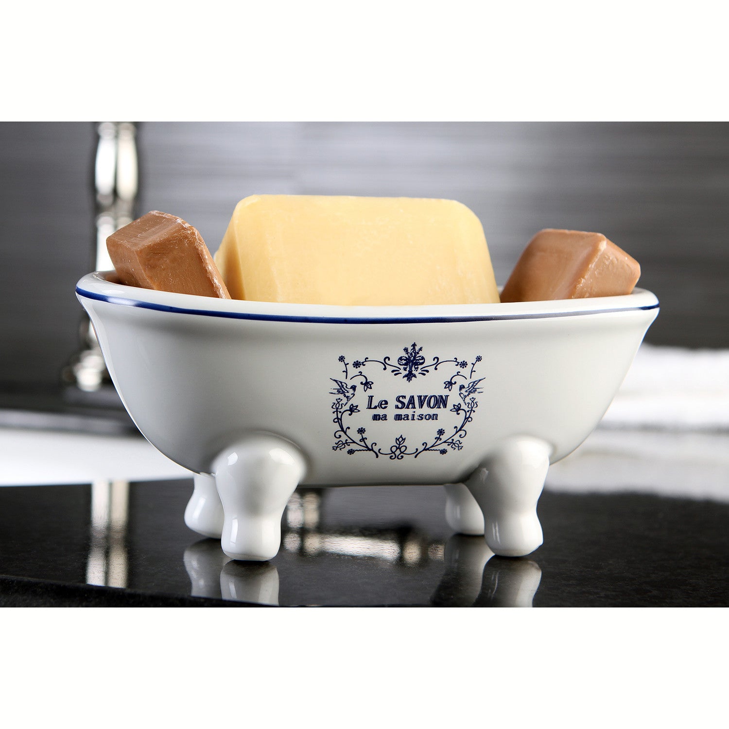 BATUBDSWD 5 11/16 Inch Mini Bathtub for Dolls (2-Pack), White - Perfect for Dollhouse Accessories & Kids Bath Time Play