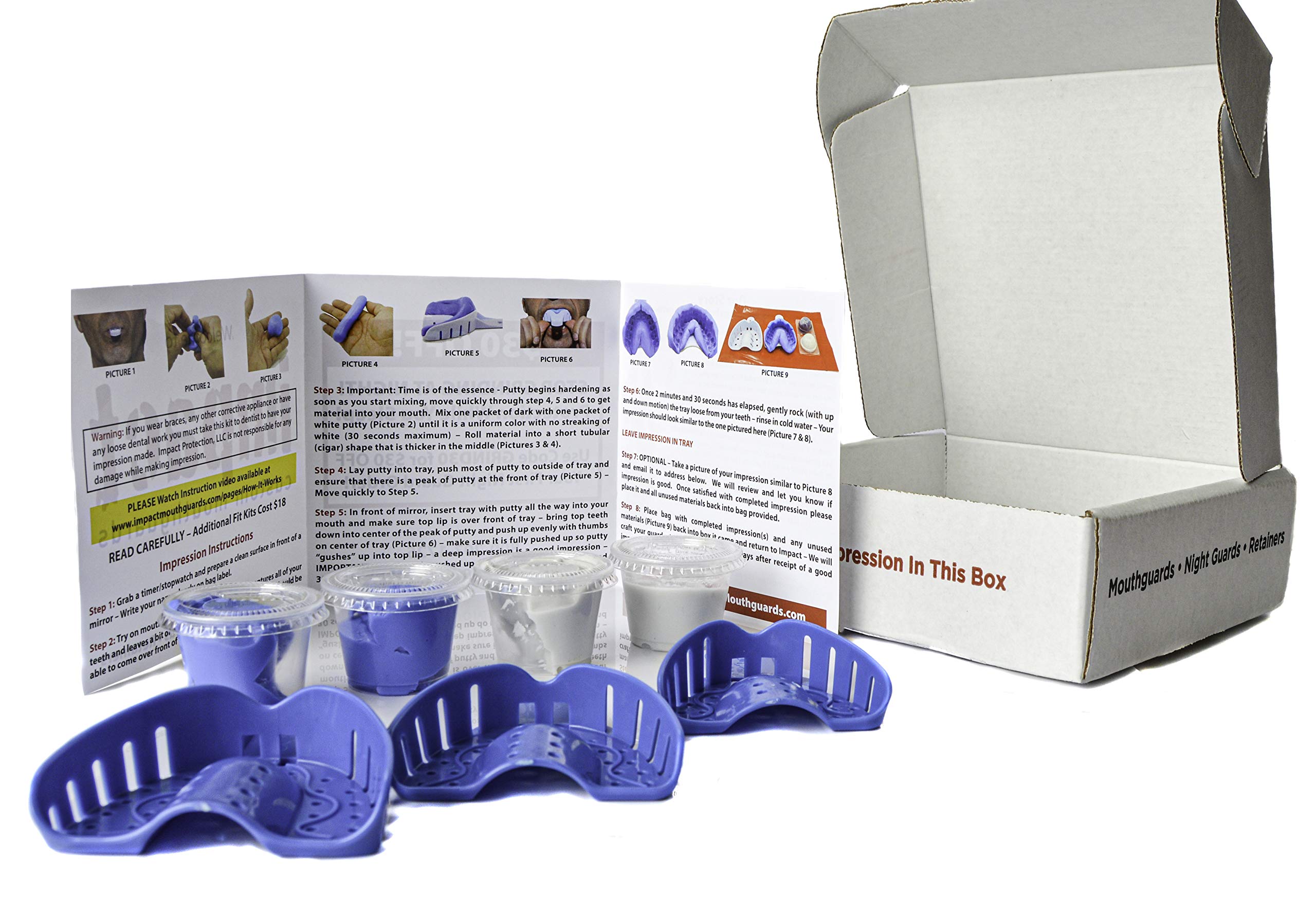 Custom Impact Mouthguard for Roller Derby & Sports - Professional Dental Protection for Hockey, Boxing & MMA - Comfortable & Durable Mouth Guard for Athletes