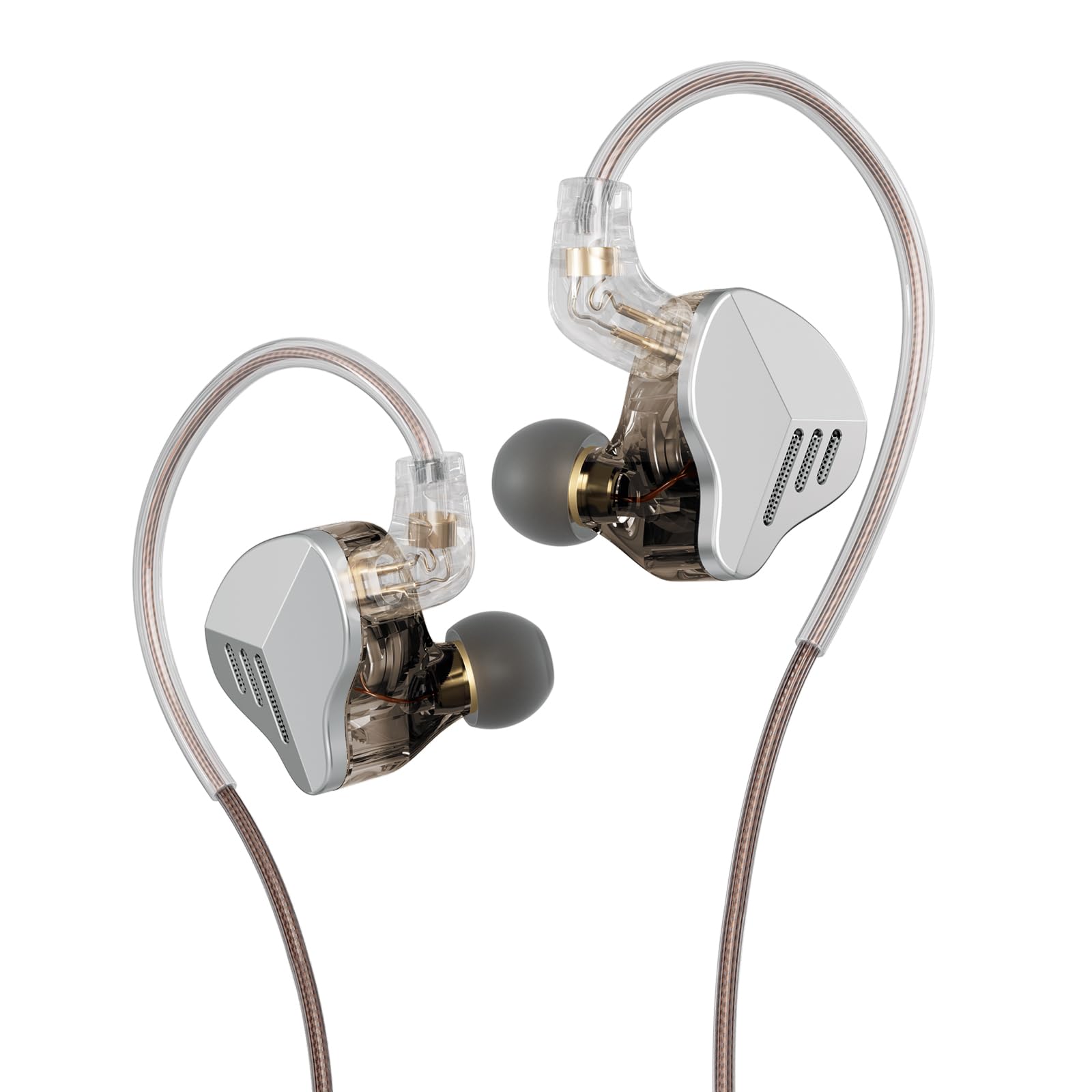 A20PRO HiFi In-Ear Monitor Headphones - 1BA+1DD Hybrid Drivers, Noise Isolating Wired Earbuds for Musicians, Singers & Gamers | Perfect for Studio Recording, Live Performances & Competitive Gaming (No Mic)