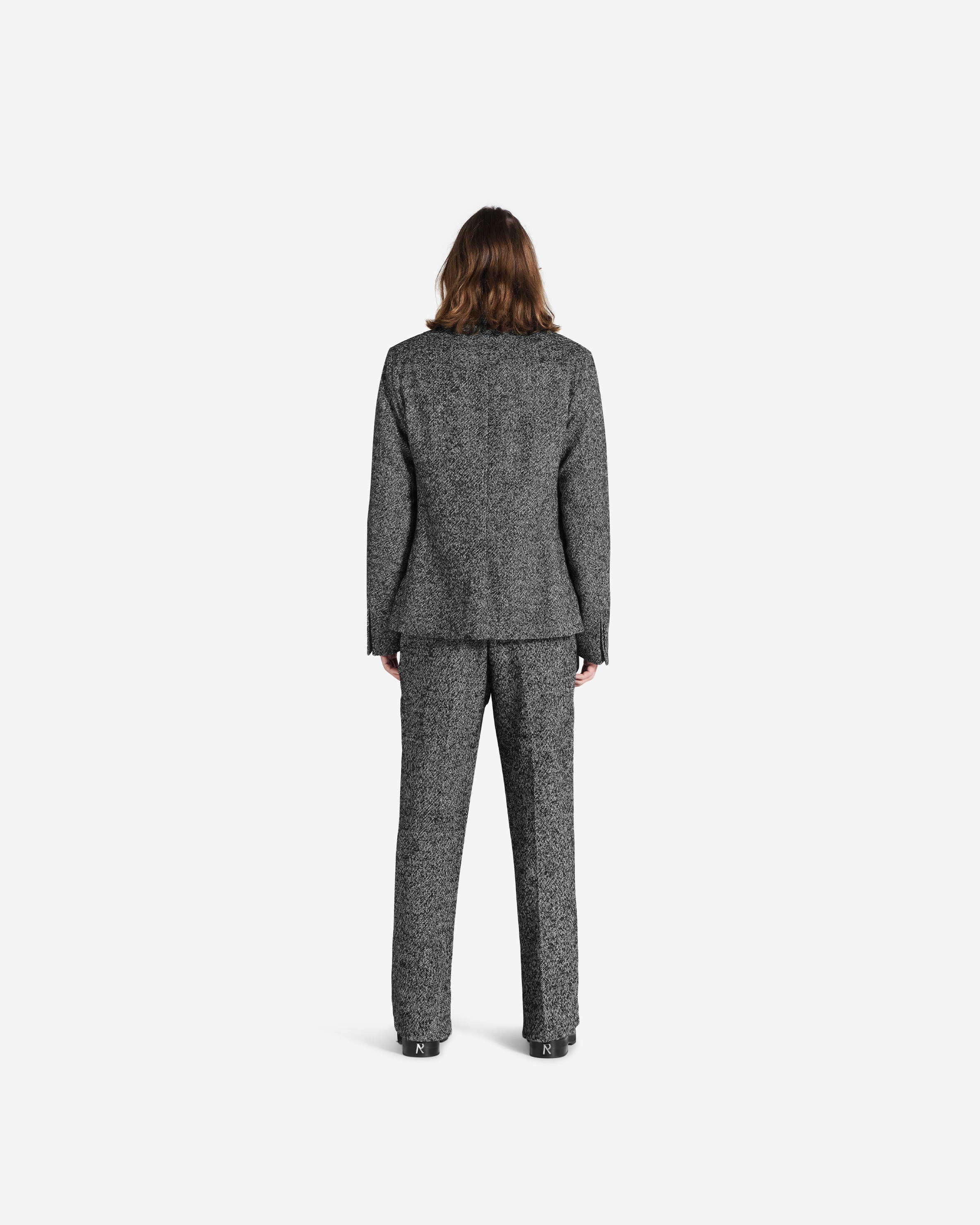 Elegant Double Breasted Blazer for Women - Trendy Marble Pattern Formal Jacket | Perfect for Office Wear, Business Meetings & Special Occasions