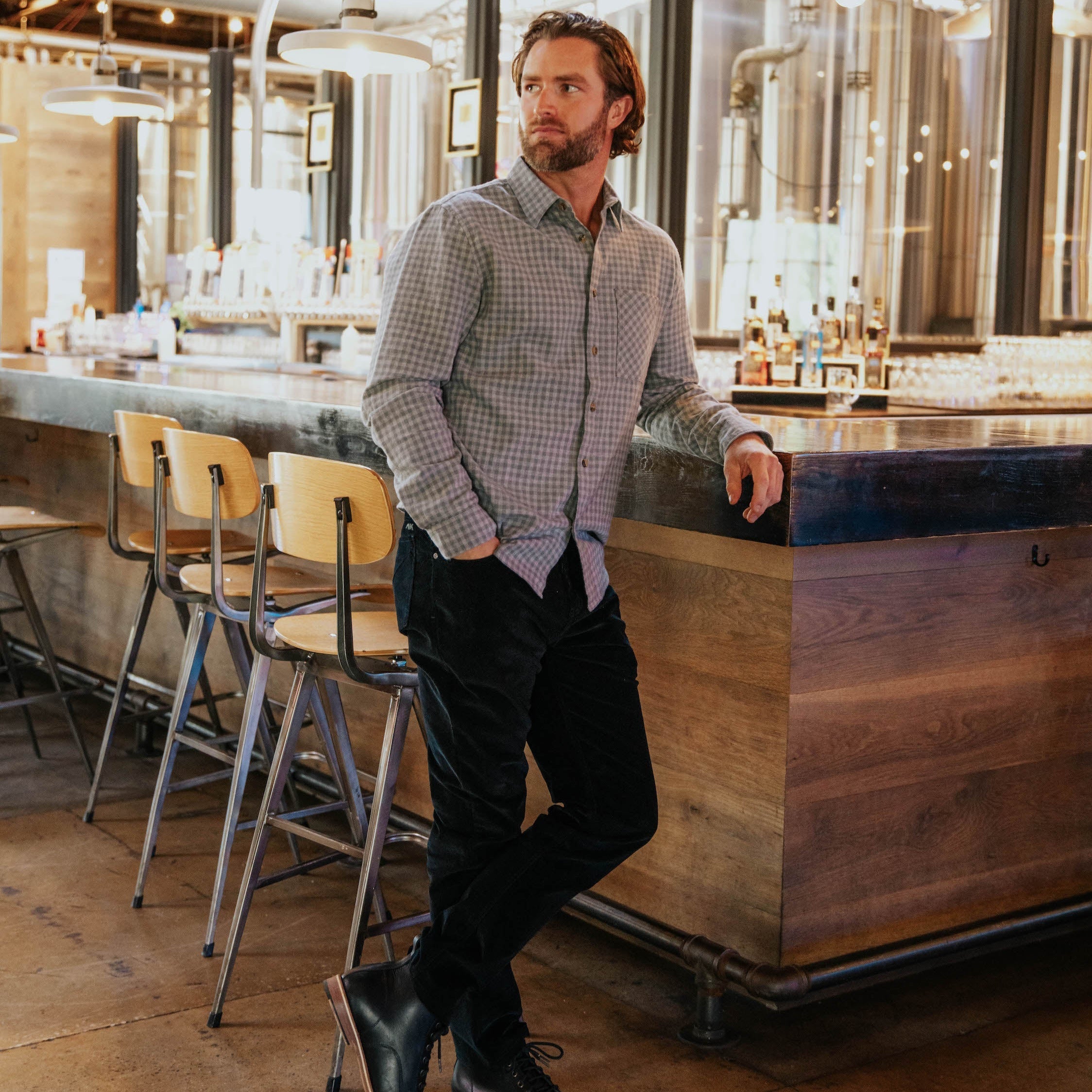 Stylish Downtown Flannel Shirt for Men & Women - Soft Plaid Button-Up Shirt - Perfect for Casual Outfits, Fall Layering, and Outdoor Adventures