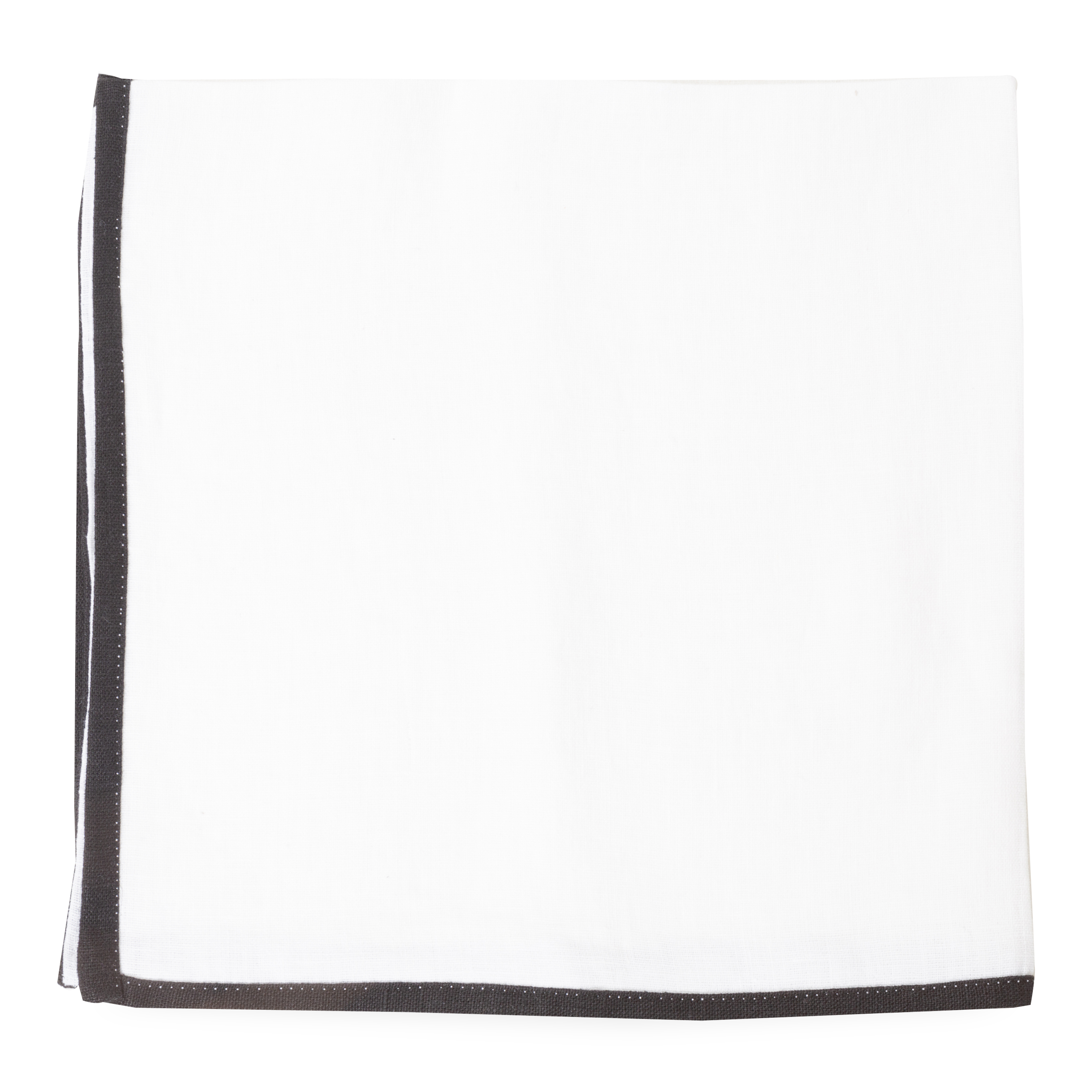 Premium Bordered Linen Napkins - 100% Natural Cotton, Set of 12 - Elegant Dinner Napkins for Formal Dining, Wedding, and Special Occasions