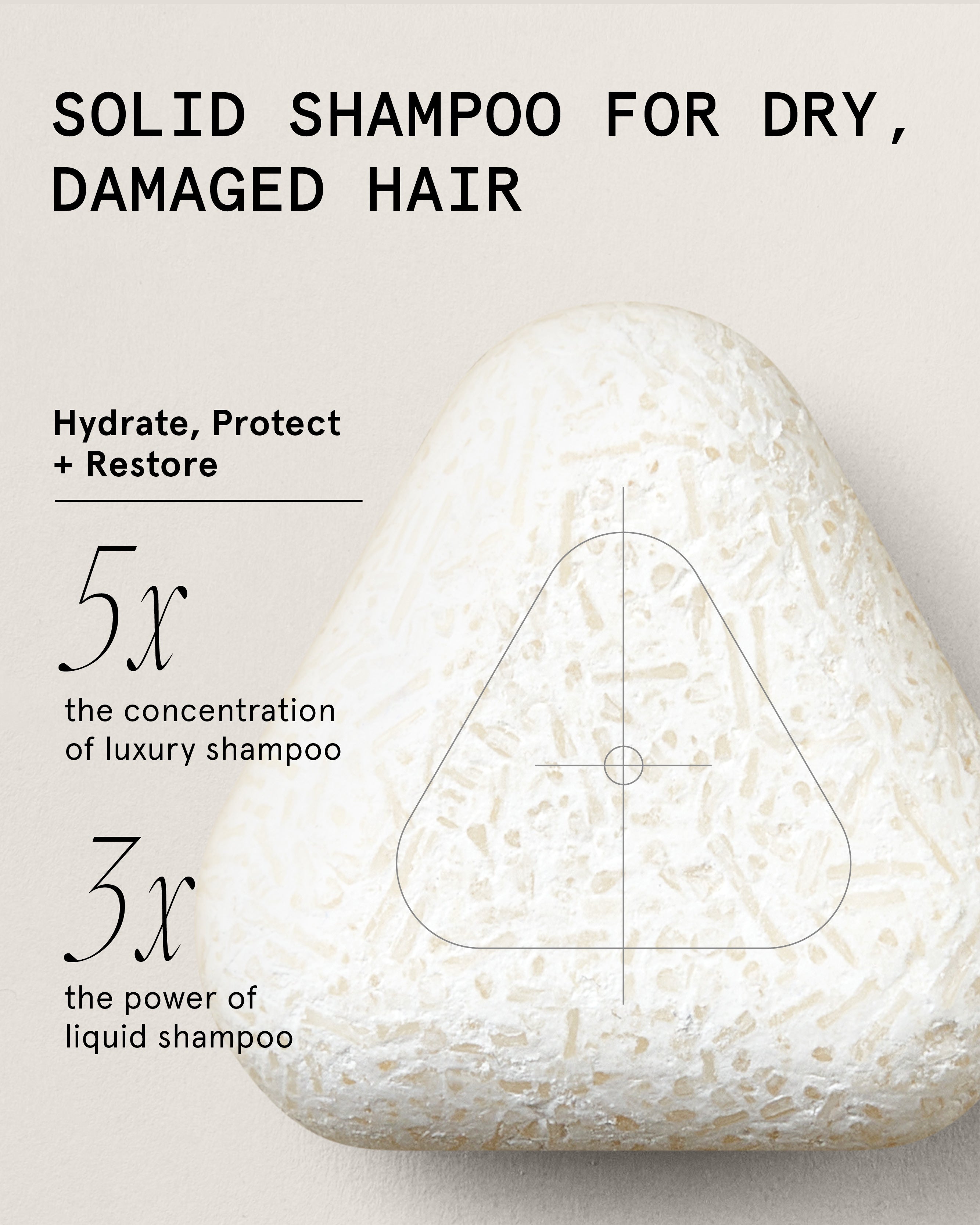 Hydrating Repair Shampoo Bar for Dry Damaged Hair - Sulfate Free Natural Hair Care with Argan Oil & Shea Butter - Reduce Frizz & Nourish Strands - Perfect for Travel, Gym & Eco-Friendly Home Use