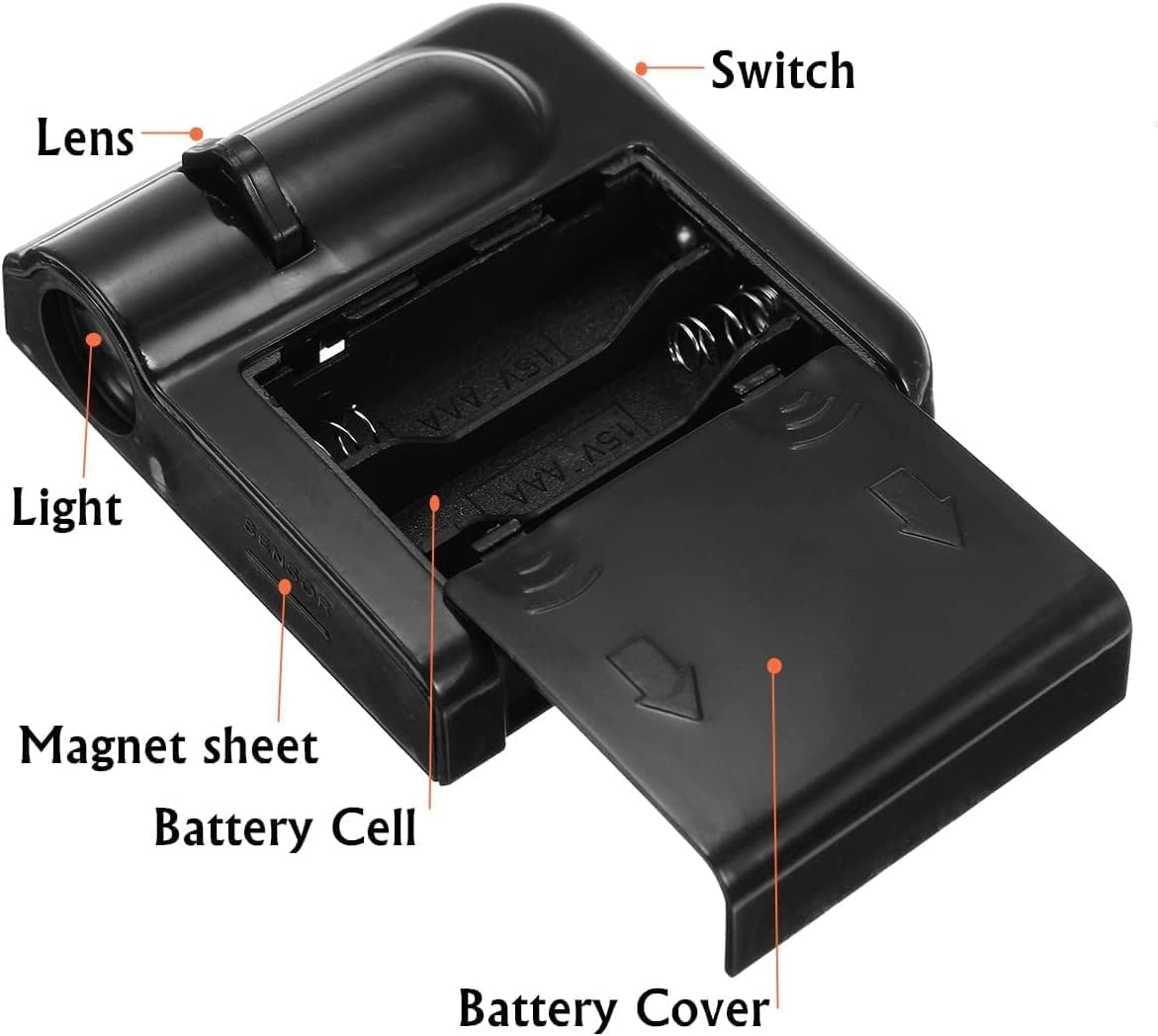 Rechargeable LED Car Door Logo Projector - Ghost Shadow Light for Automobile Brand Series (Black, 4 Pack) | Custom Car Accessories for Night Driving & Vehicle Personalization
